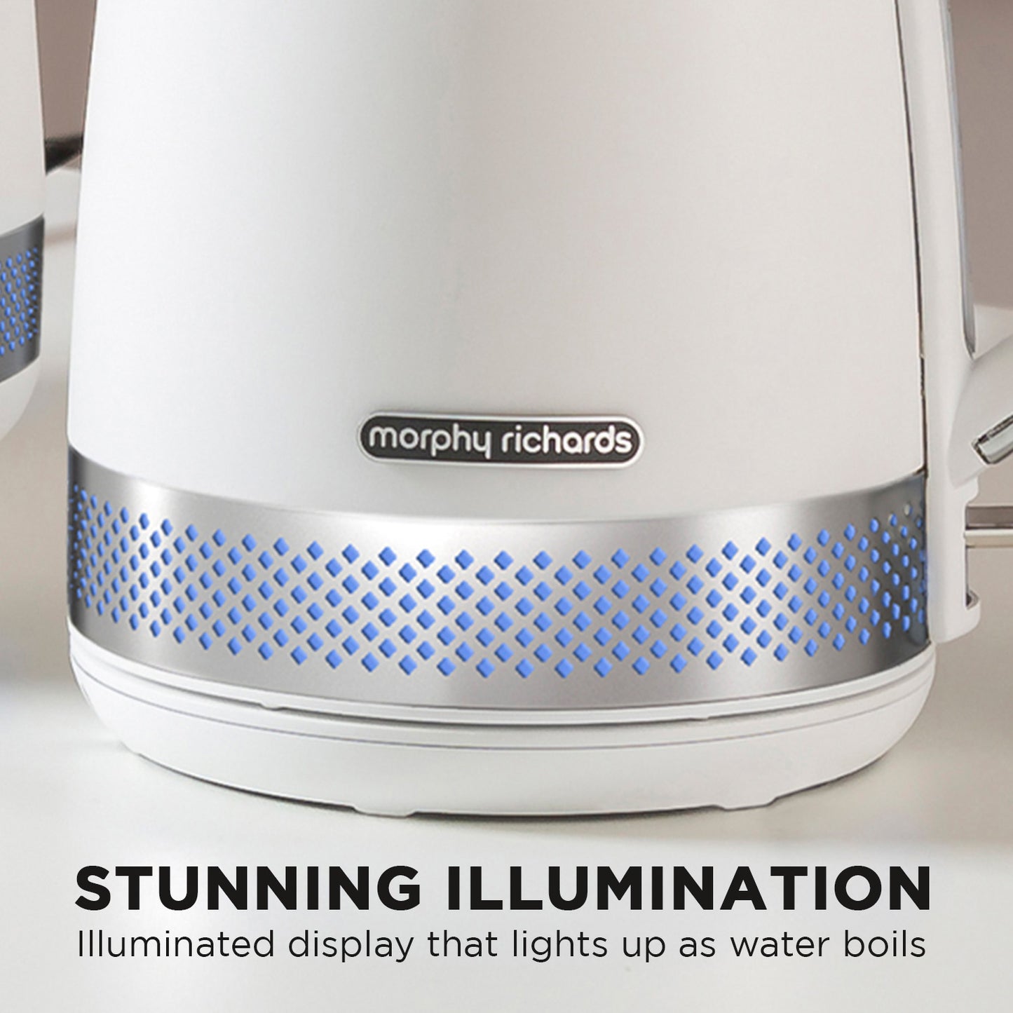Morphy Richards 1.7L Illumination Jug Kettle - White