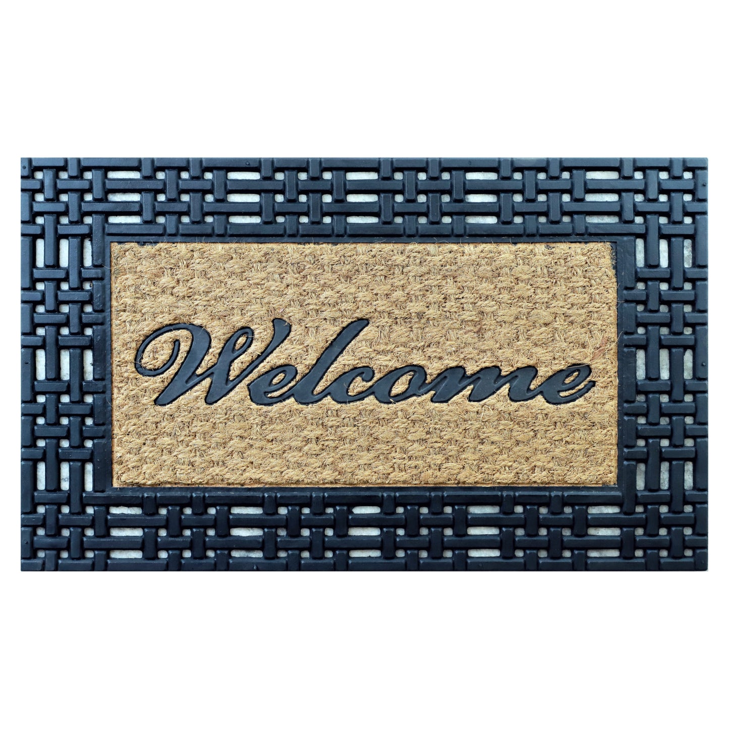 Door Mat Deluxe Yarn Welcome 45 x 75 cm Doormat