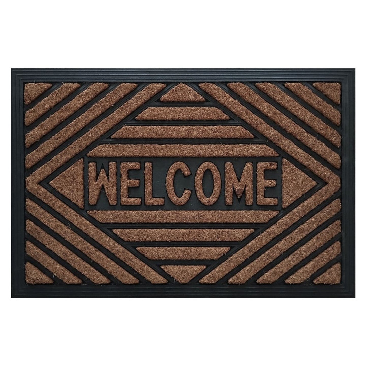 Door Mat Deluxe Embossed Welcome 40 x 60 cm Doormat