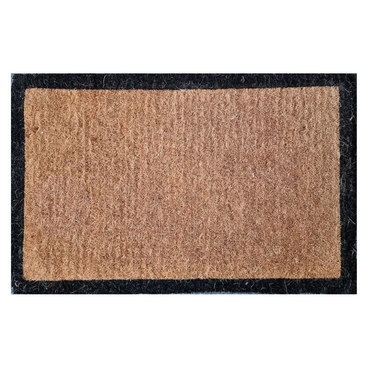 Door Mat Premium Coir Black Border 50 x 80 cm Doormat