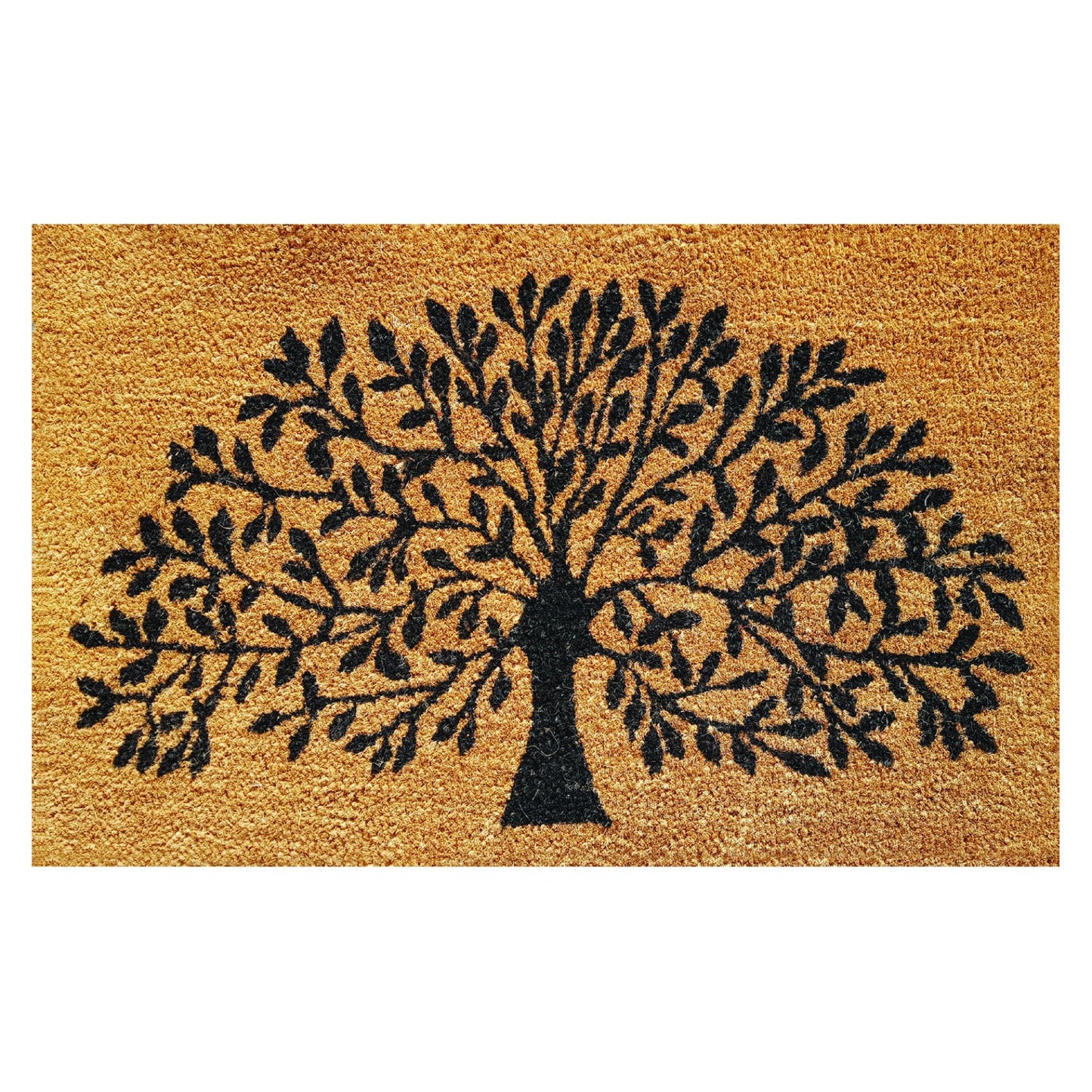 Door Mat Deluxe Coir Backed Tree Of Life 50 x 80 cm Doormat