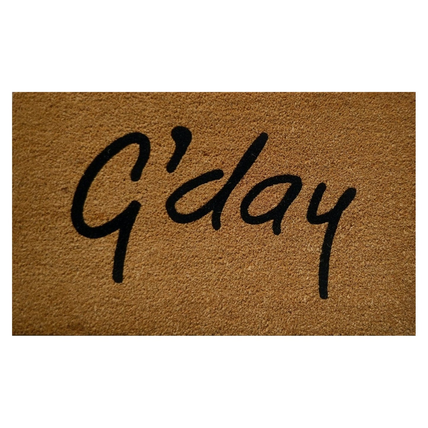 Door Mat Deluxe Coir Backed GDay Australia 45 x 75 cm Doormat