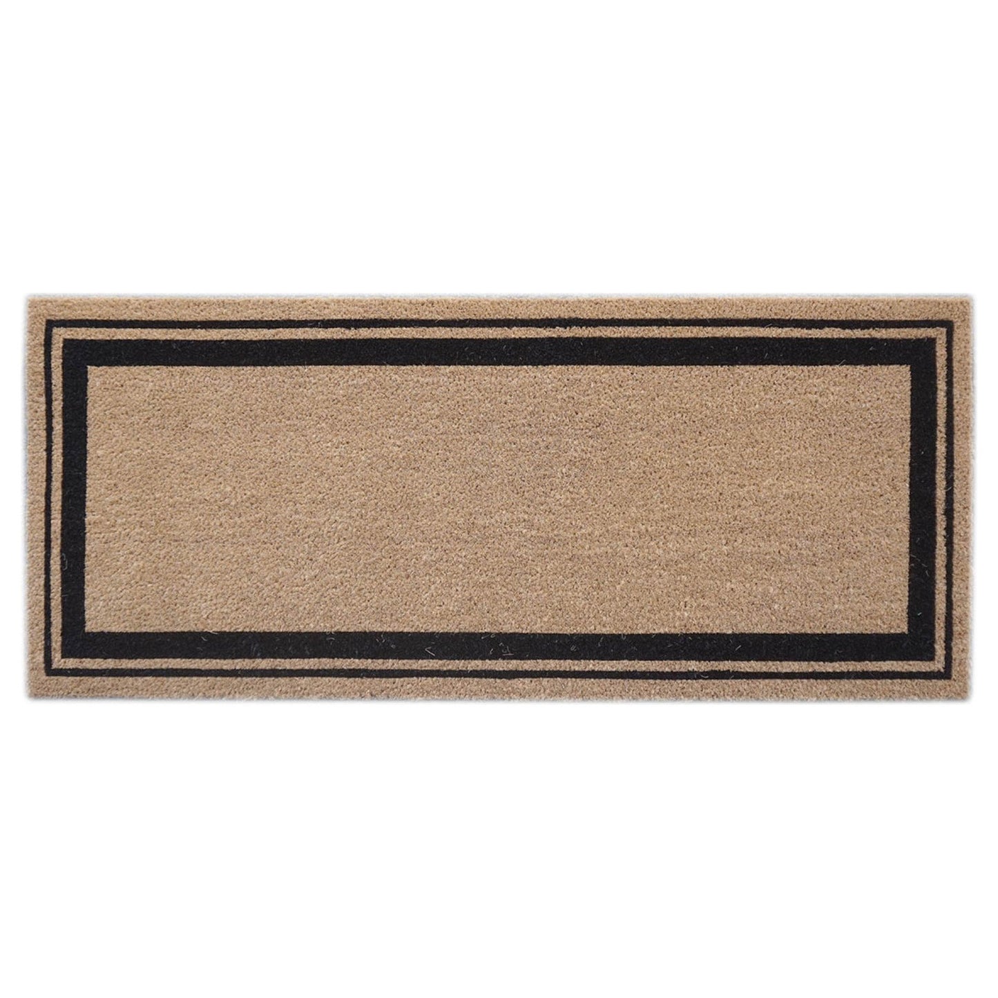 Wide Door Mat Deluxe Coir Backed Fat Border 45 x 110 cm Doormat