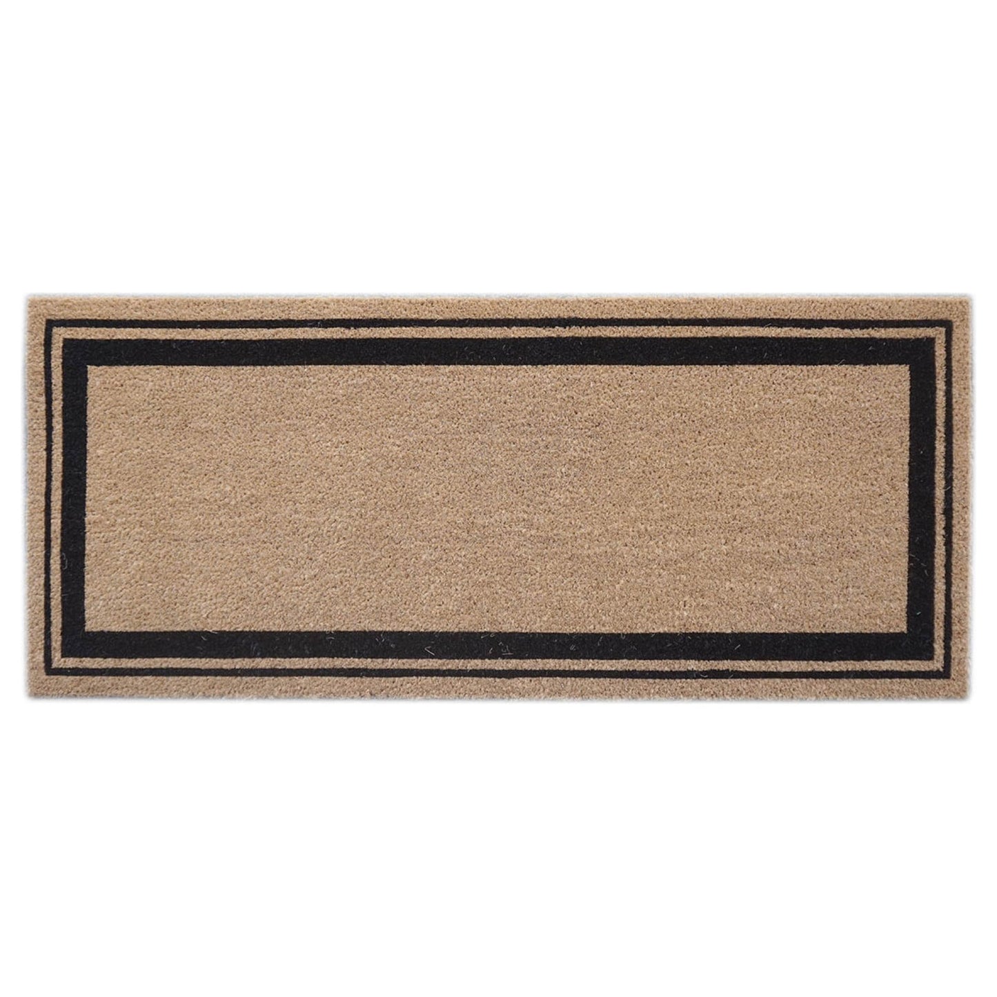 Wide Door Mat Deluxe Coir Backed Fat Border 45 x 110 cm Doormat