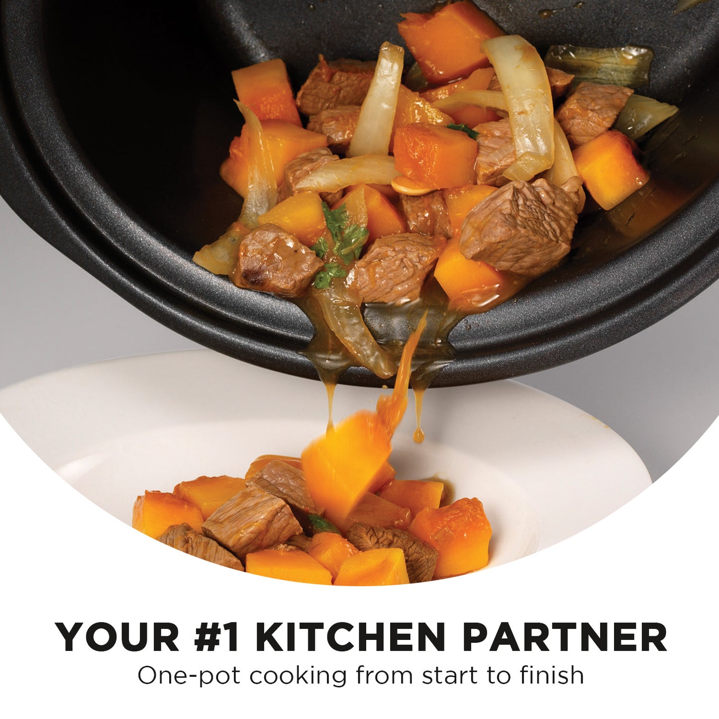 Morphy Richards Sear & Stew Slow Cooker 3.5L - Rose Gold