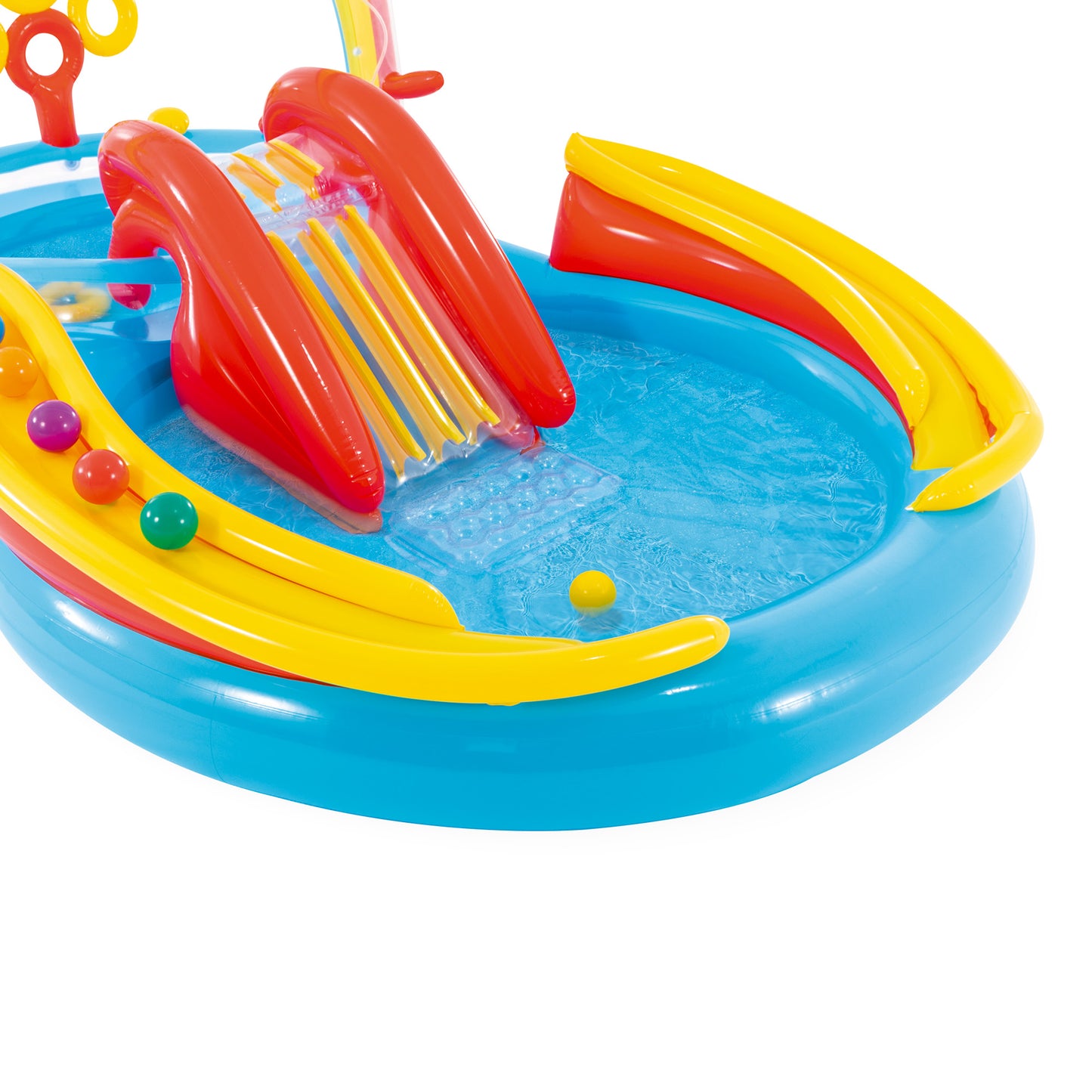 Intex Inflatable Rainbow Ring Play Centre w/ Slide