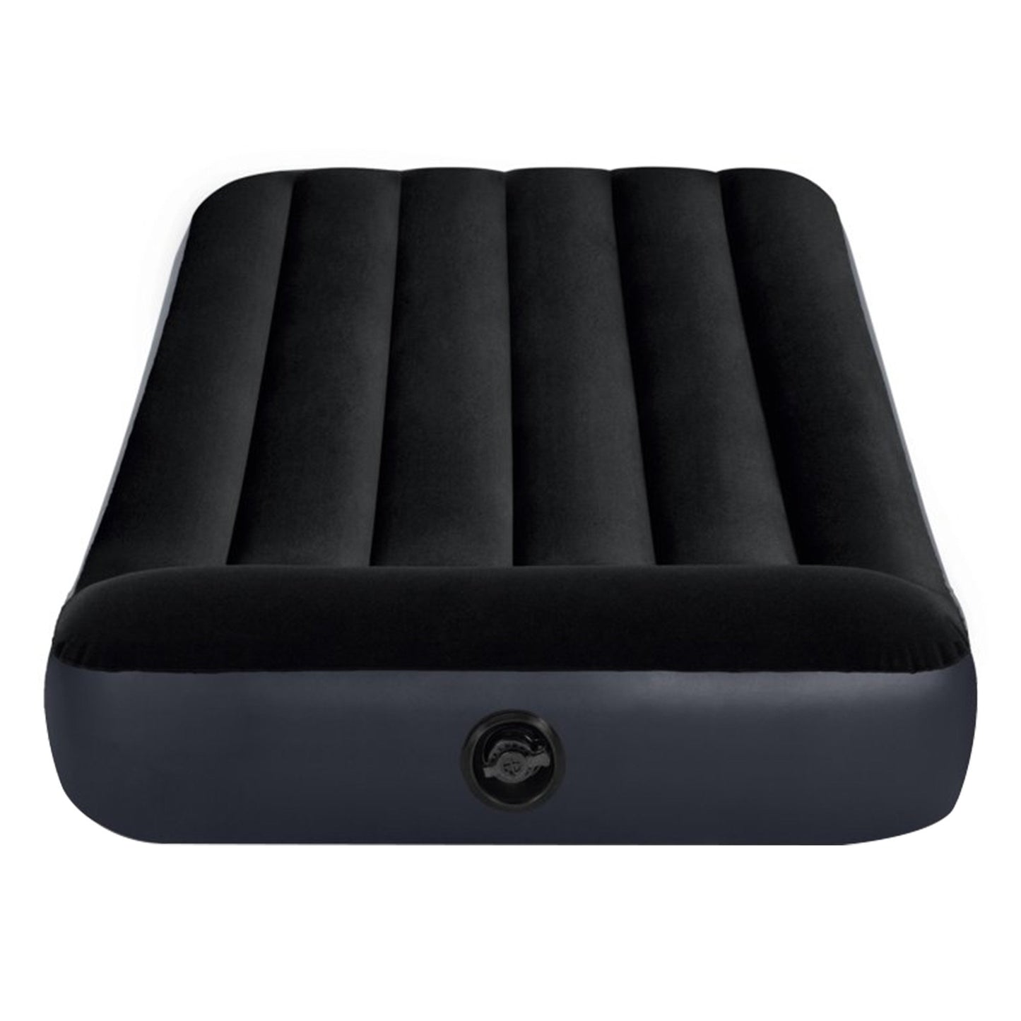 Intex Dura-Beam Classic Inflatable Airbed Mattress w/ Pillow Rest Black Twin