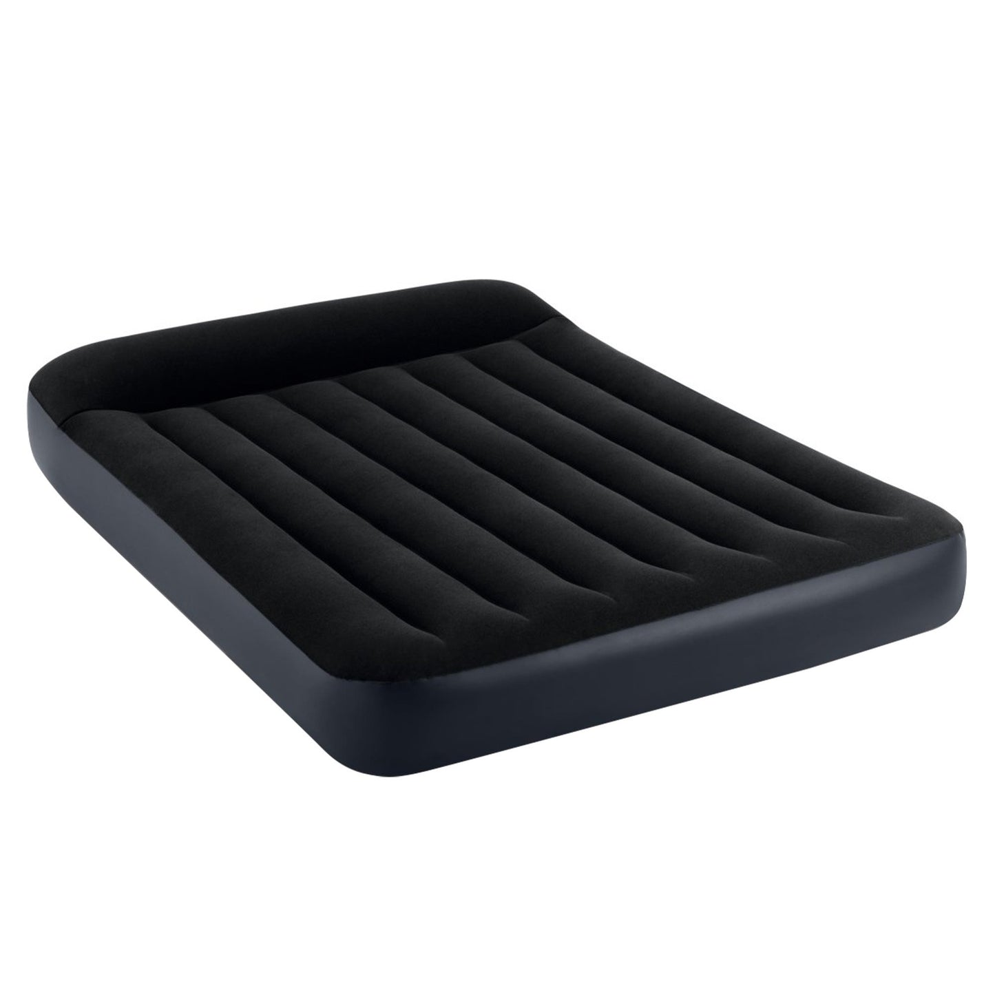Intex Dura-Beam Classic Inflatable Airbed Mattress w/ Pillow Rest Black Full