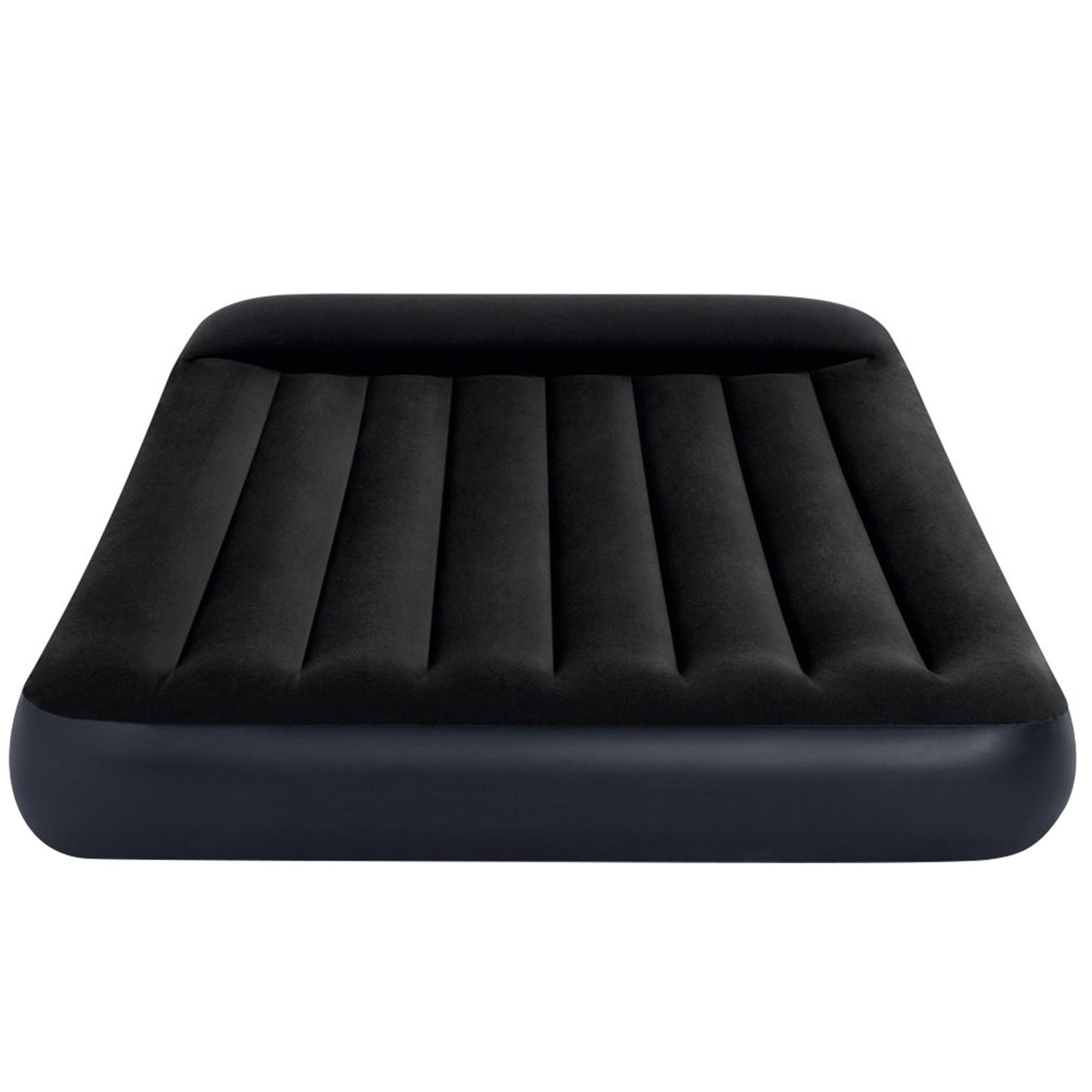 Intex Dura-Beam Classic Inflatable Airbed Mattress w/ Pillow Rest Black Full