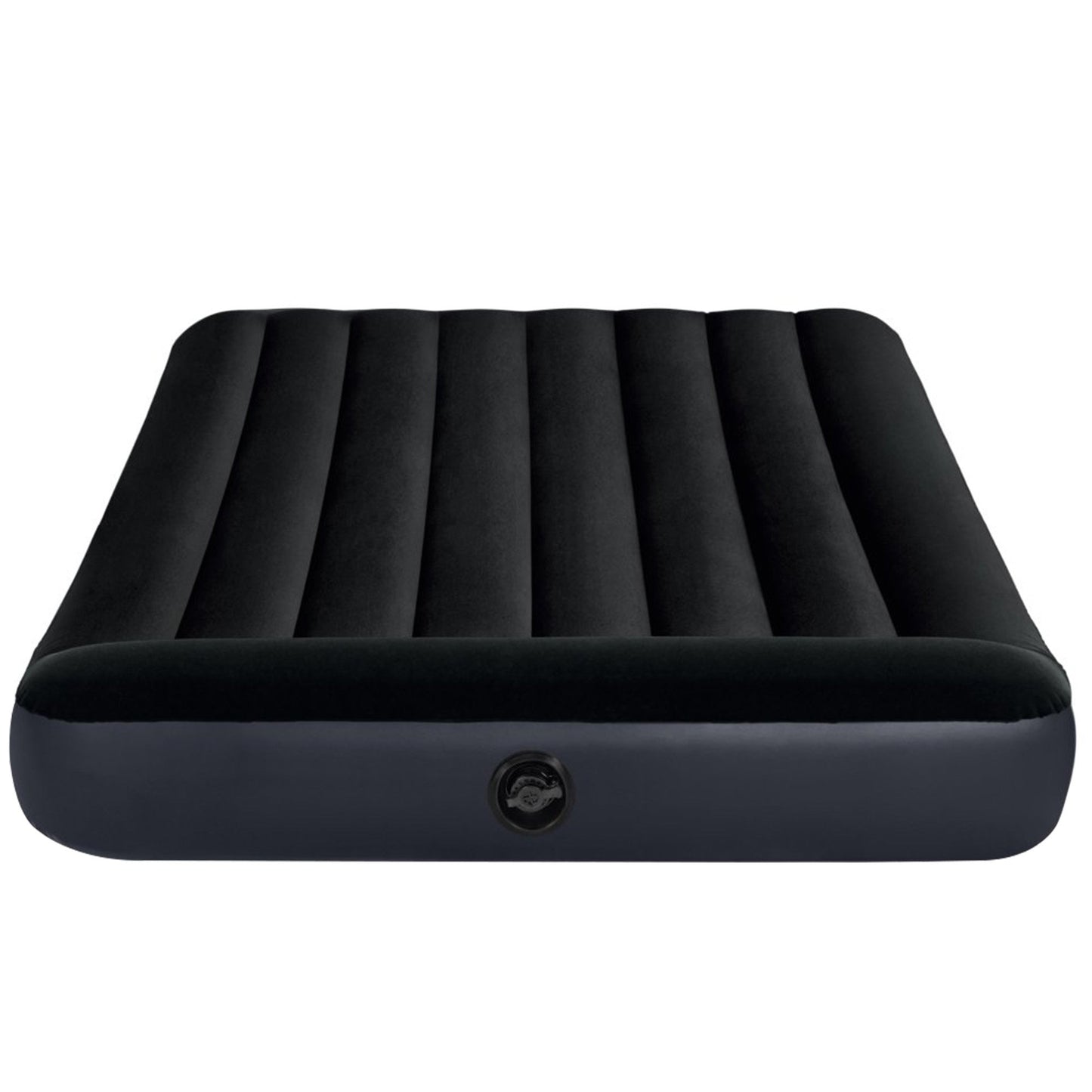 Intex Dura-Beam Classic Inflatable Airbed Mattress w/ Pillow Rest Black Full