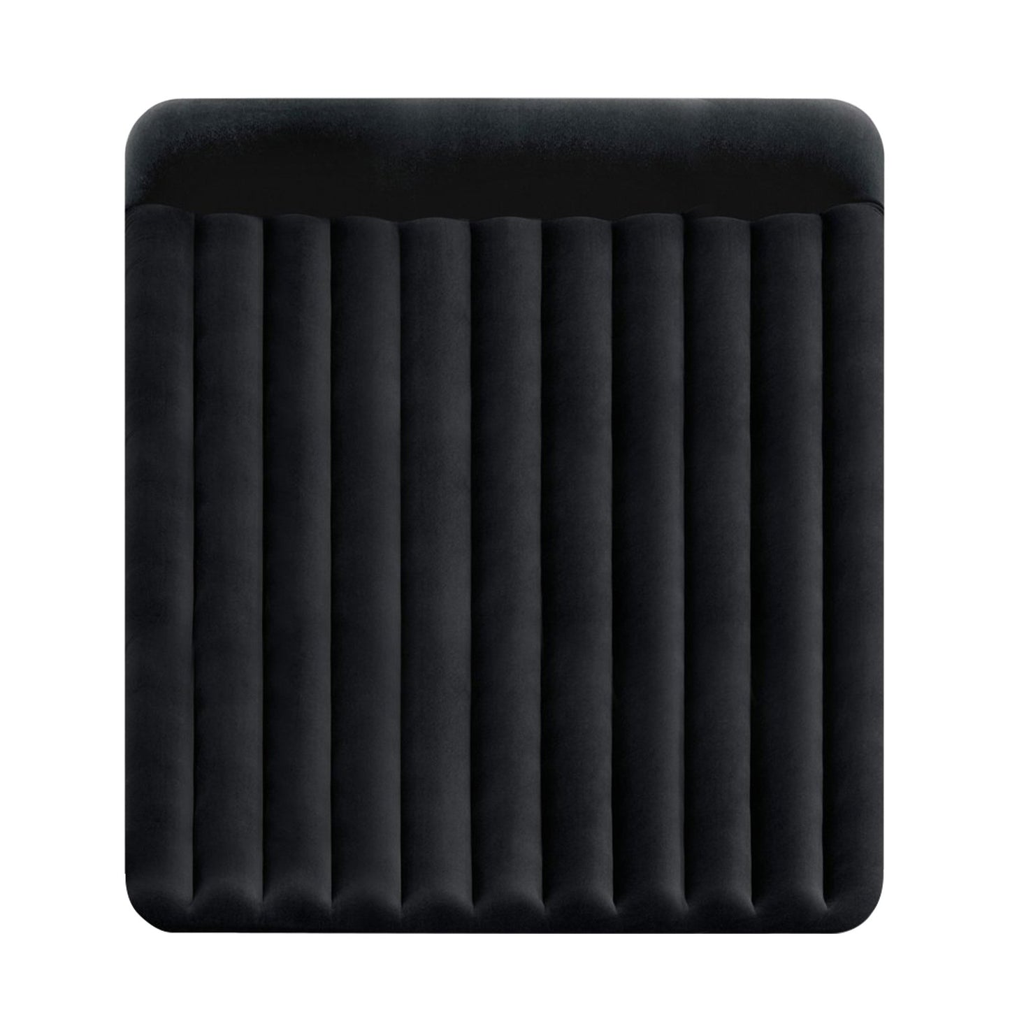 Intex Dura-Beam Classic Inflatable King Airbed Mattress with Pillow Rest Black