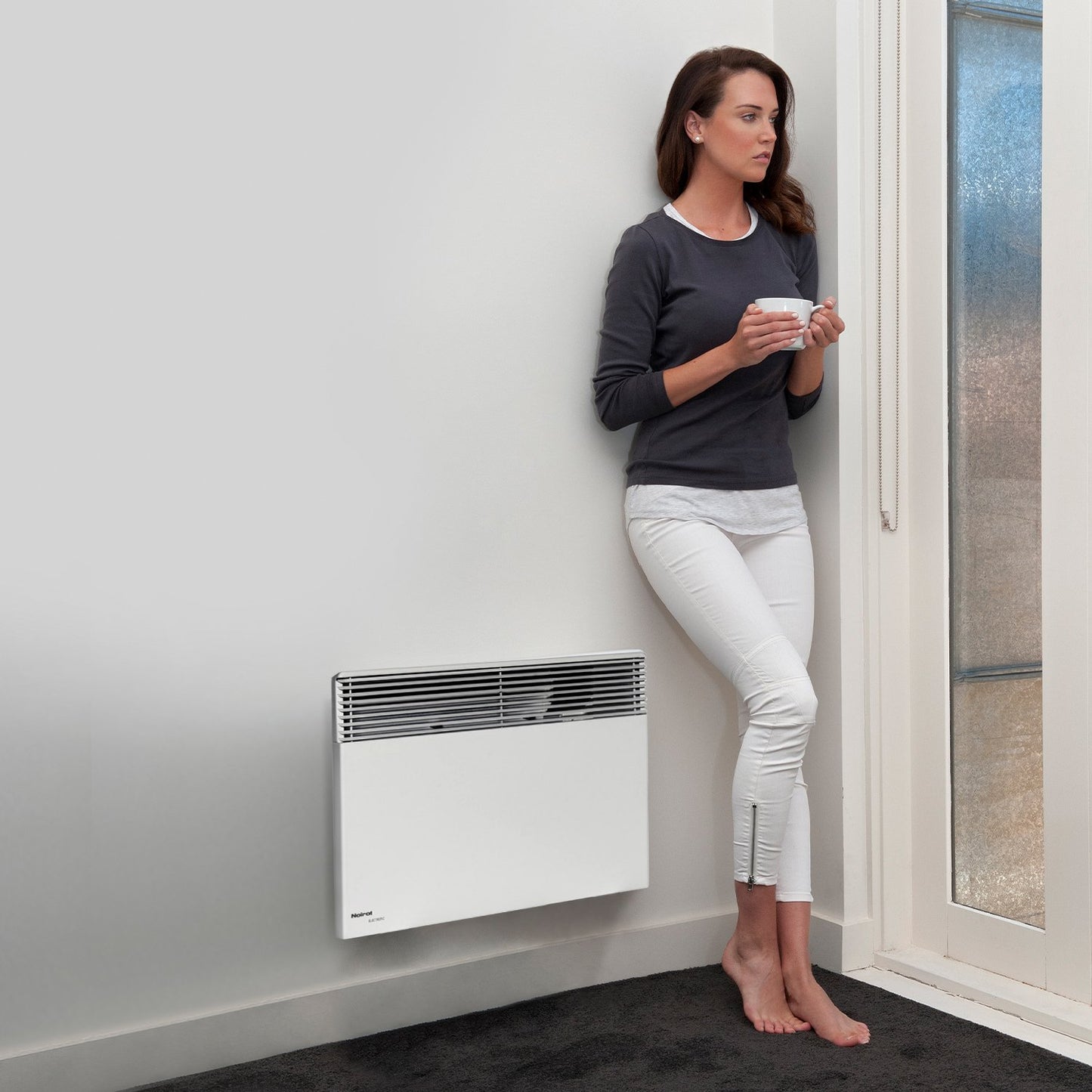 Noirot 7358-5TPRO 1500W Spot Plus Refurbished ElectricPanel Heater with Wi-Fi Timer