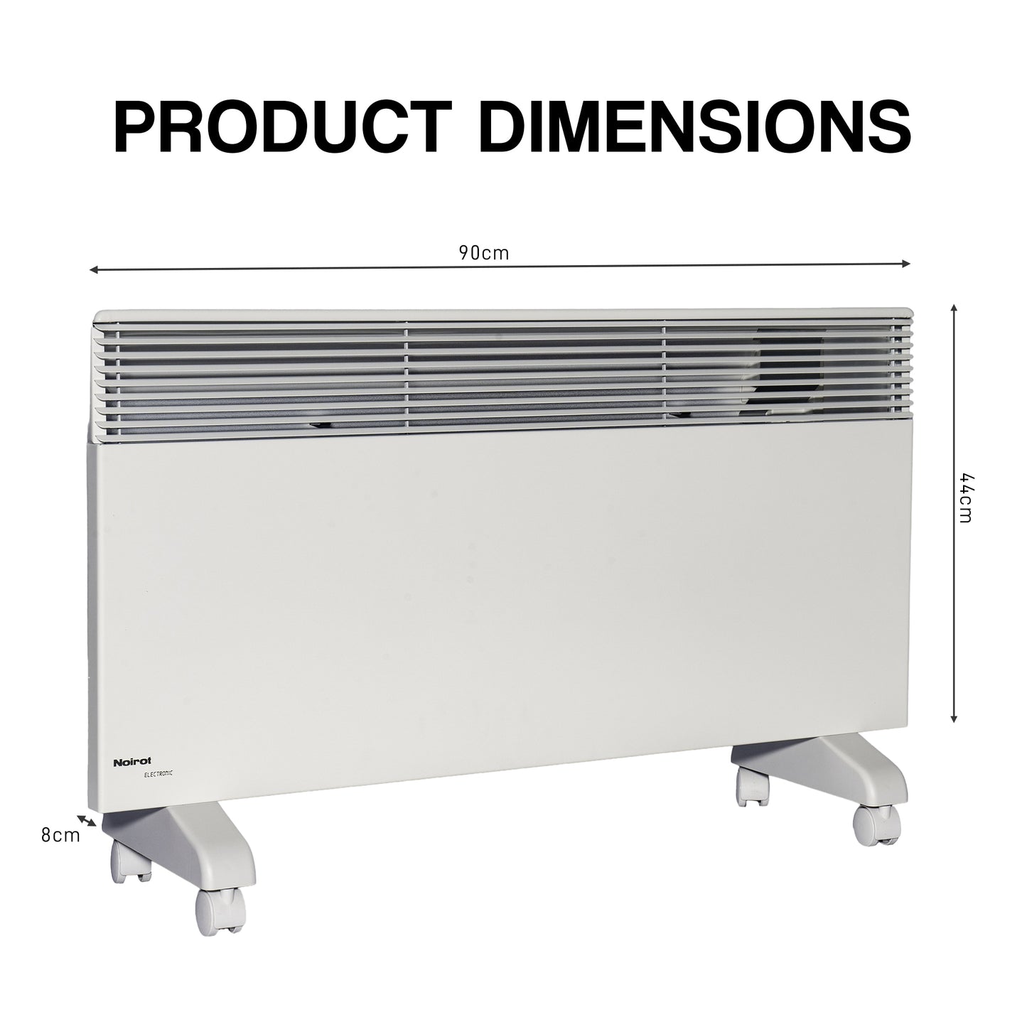 Noirot 2400W Spot Plus Electric Panel Heater w/ Timer - Refurbished