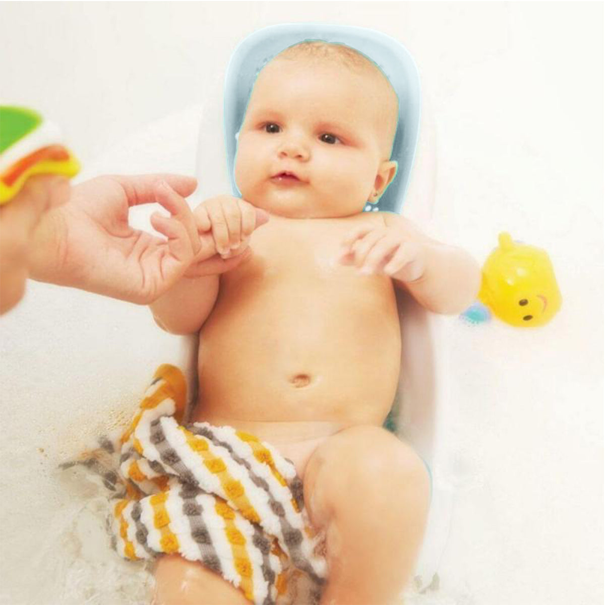 Angelcare AC583 Baby Bath Support Fit - Light Aqua
