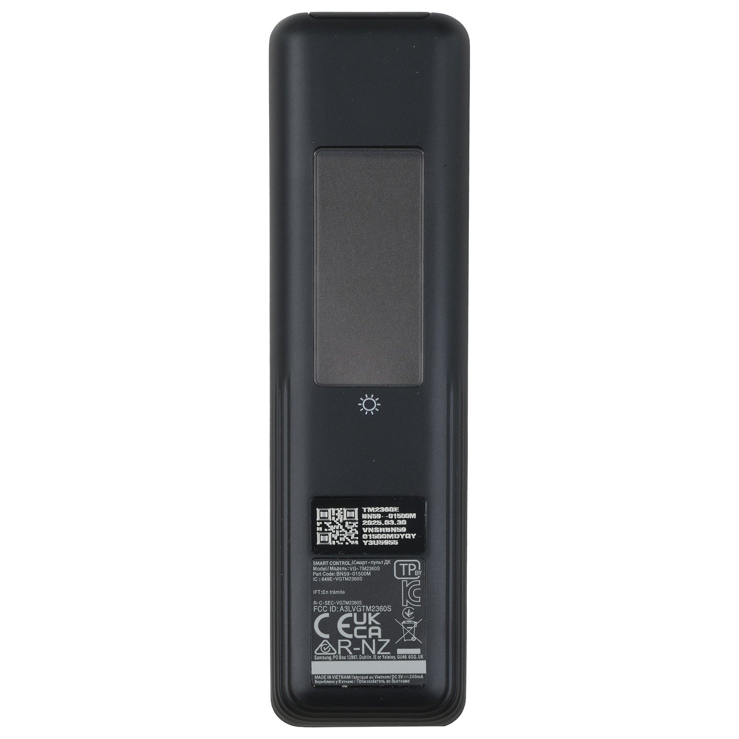 Samsung Solar Powered Smart TV Remote Control Voice Function BN59-01500M
