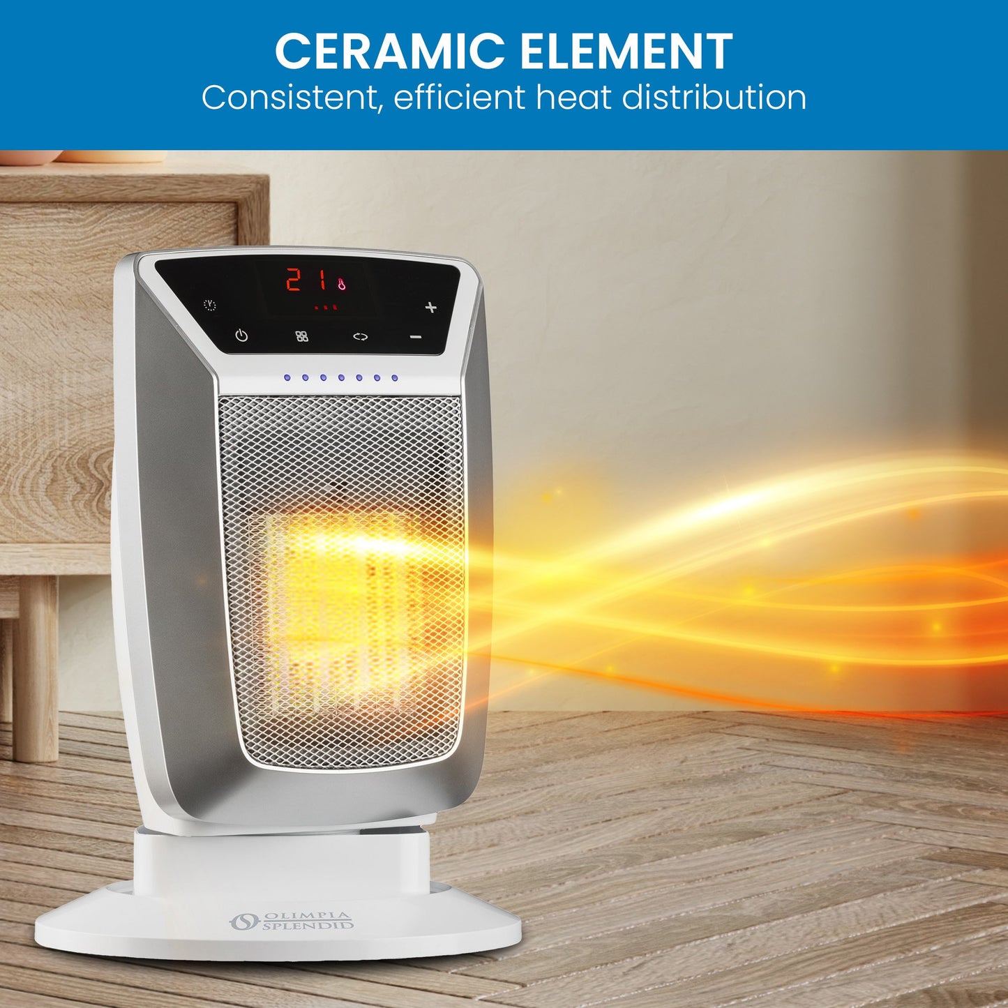 Olimpia Splendid Caldostile D Ceramic Fan Heater - 2000W