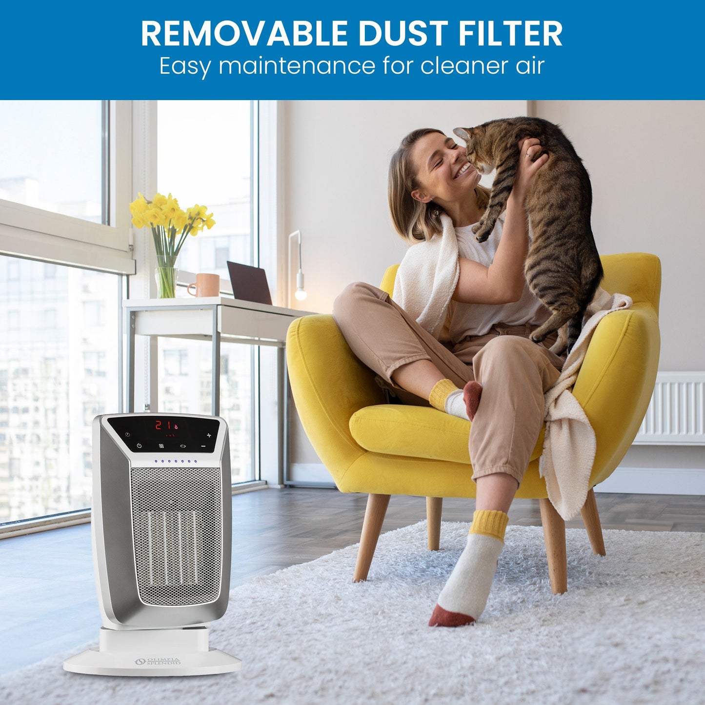Olimpia Splendid Caldostile D Ceramic Fan Heater - 2000W