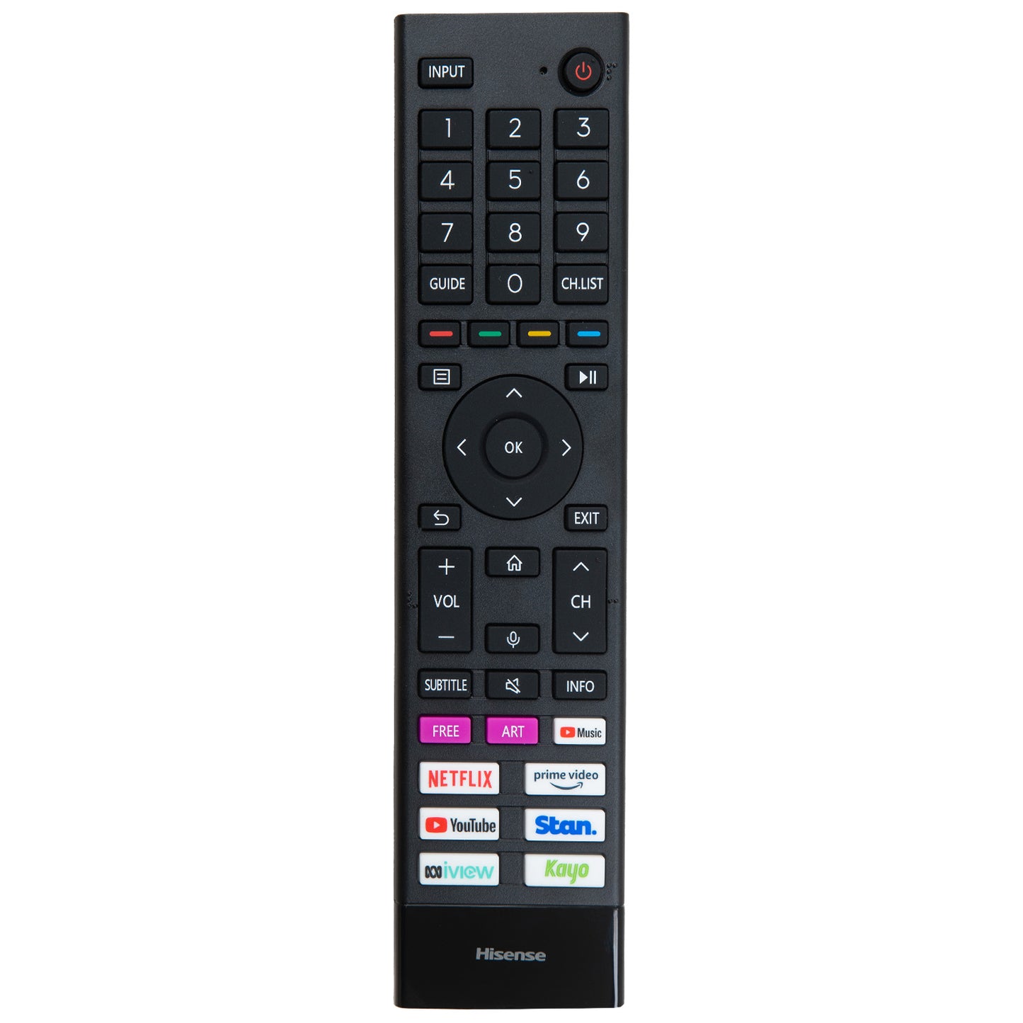 Genuine Hisense ERF3G80H TV Remote Control Original