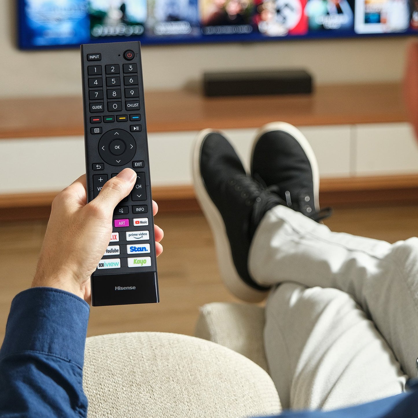 Genuine Hisense ERF3G80H TV Remote Control Original
