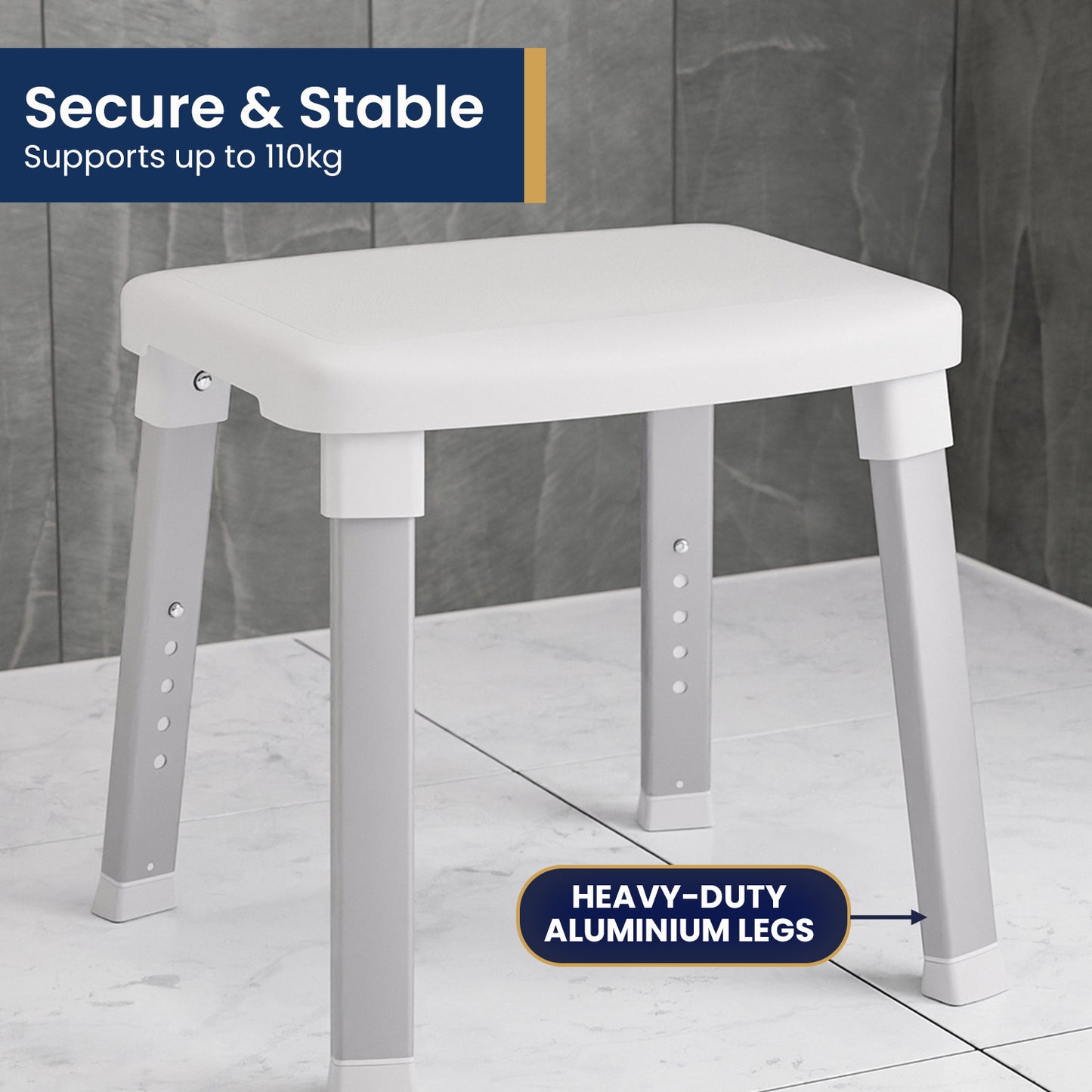 Evekare Deluxe Bathroom Stool