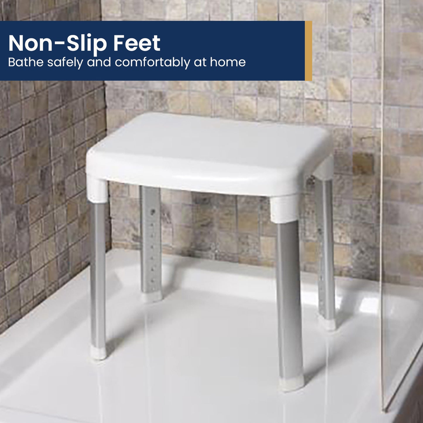 Evekare Deluxe Bathroom Stool