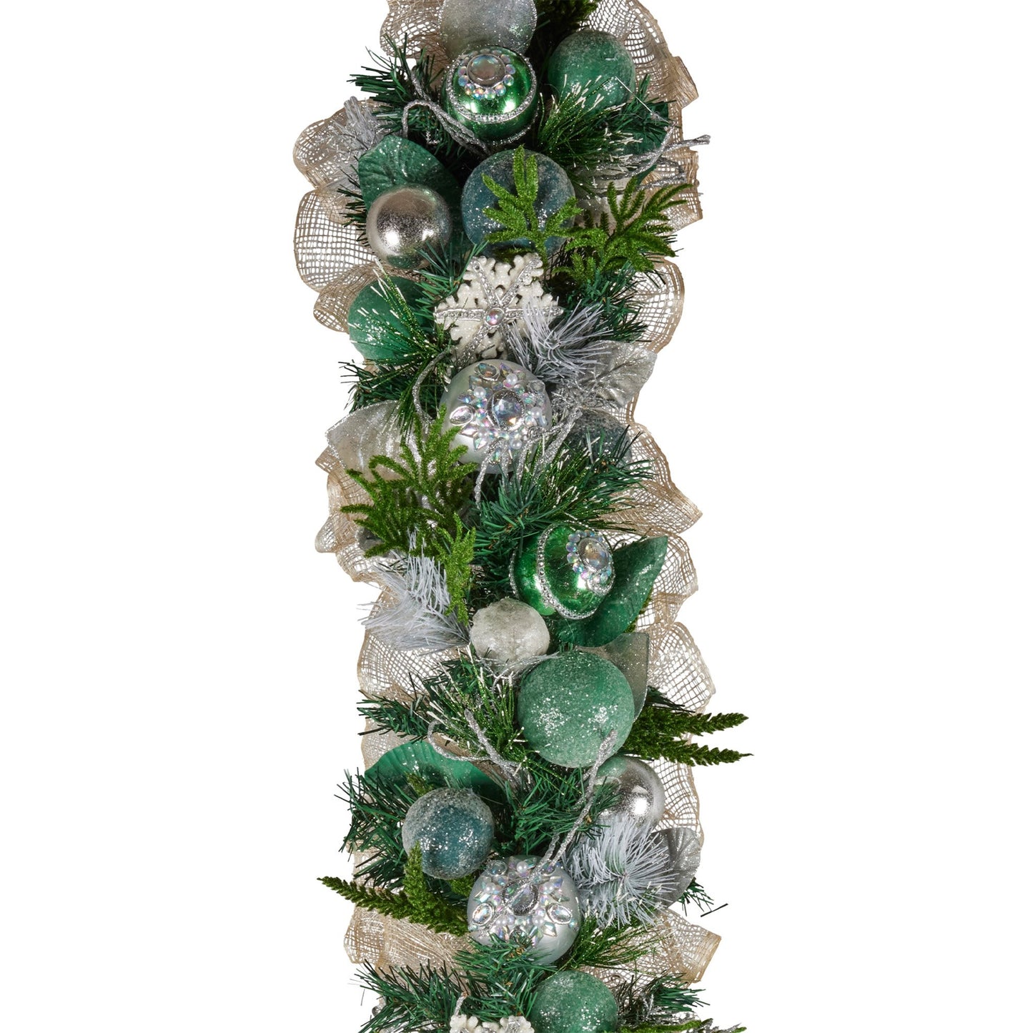 Christabelle Mint Luxe Christmas Garland - 274cm