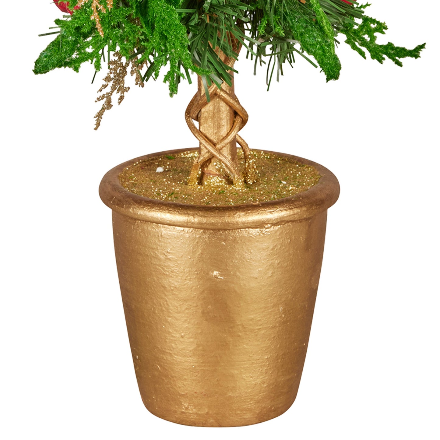 Christabelle 36cm Christmas Tabletop Topiary Berries & Baubles
