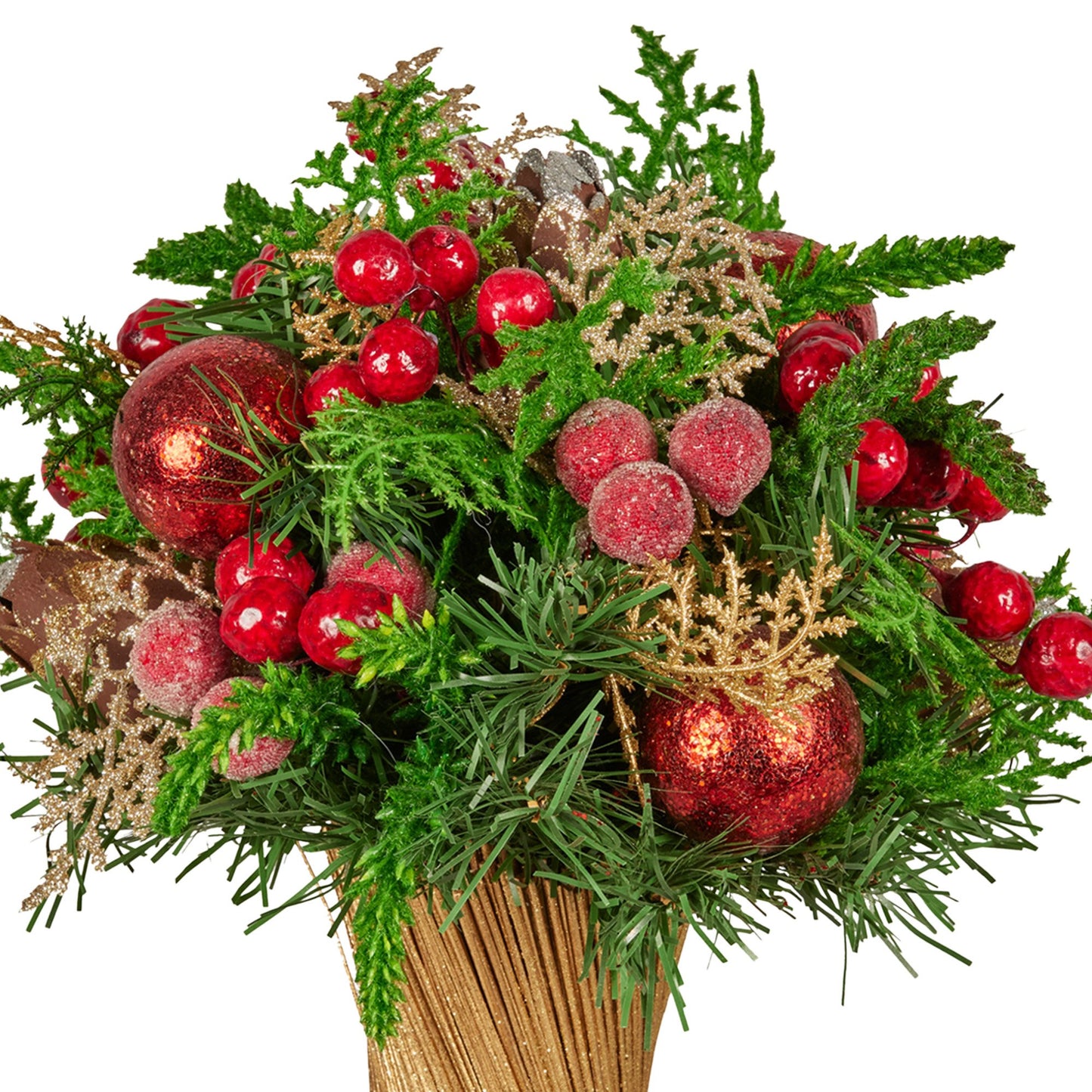 Christabelle 33cm Christmas Bouquet Berries & Baubles