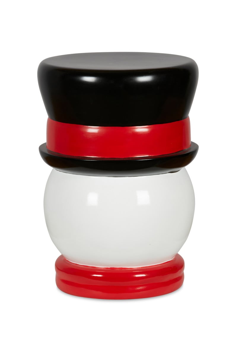 Christabelle Snowman Christmas Stool Seat Chair Indoor Outdoor