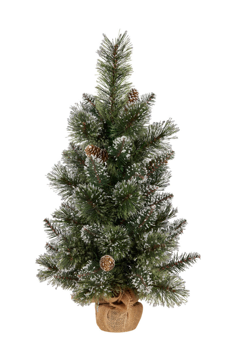 Christabelle 2ft Christmas Tree with LED Lights - Potted Cashmere