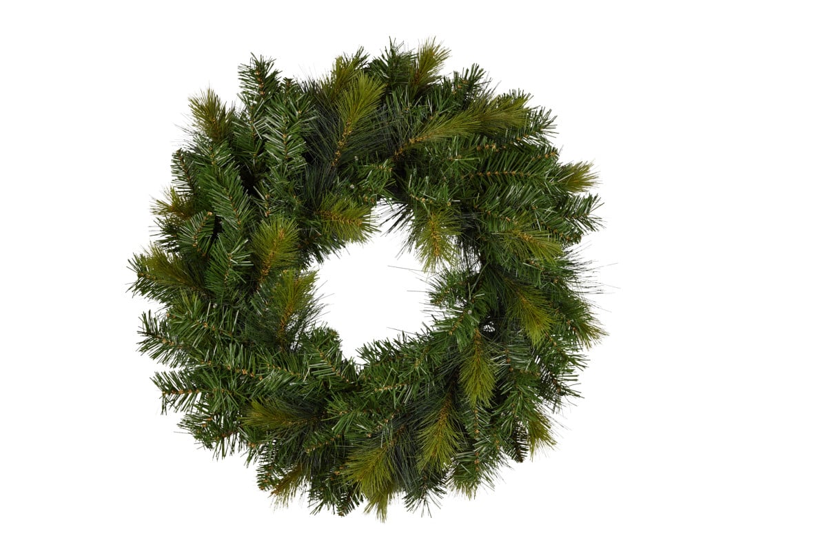 Christabelle Christmas Wreath with Lights - 61cm Eastern Pine