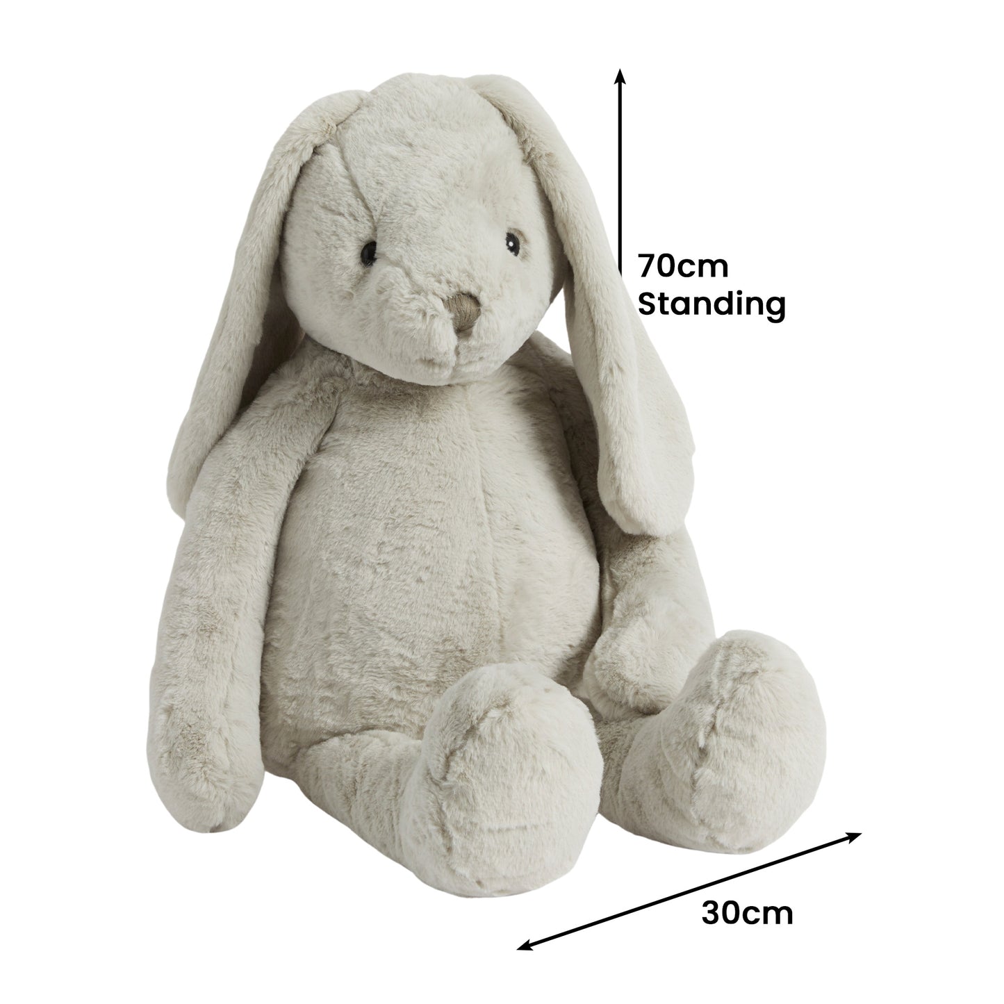 Jiggle & Giggle Extra Large Bunny - Grey