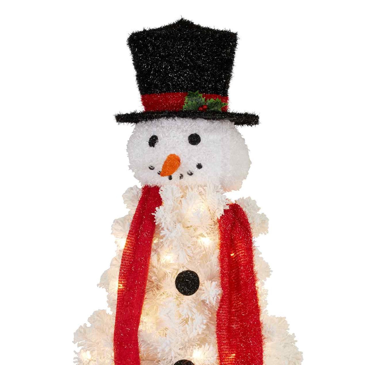 Christabelle Christabelle 4ft 122cm Snowman Christmas Tree with Lights