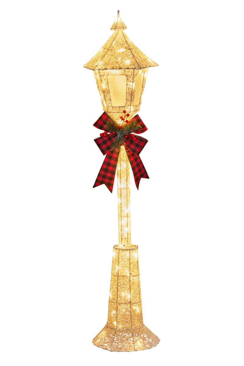 Christabelle Large 1.5m Christmas Lamp Post with LED Lights Indoor Outdoor Decoration