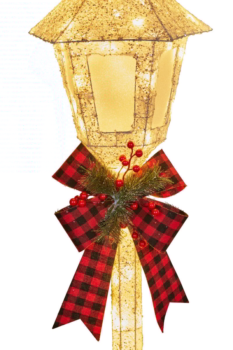 Christabelle Large 1.5m Christmas Lamp Post with LED Lights Indoor Outdoor Decoration