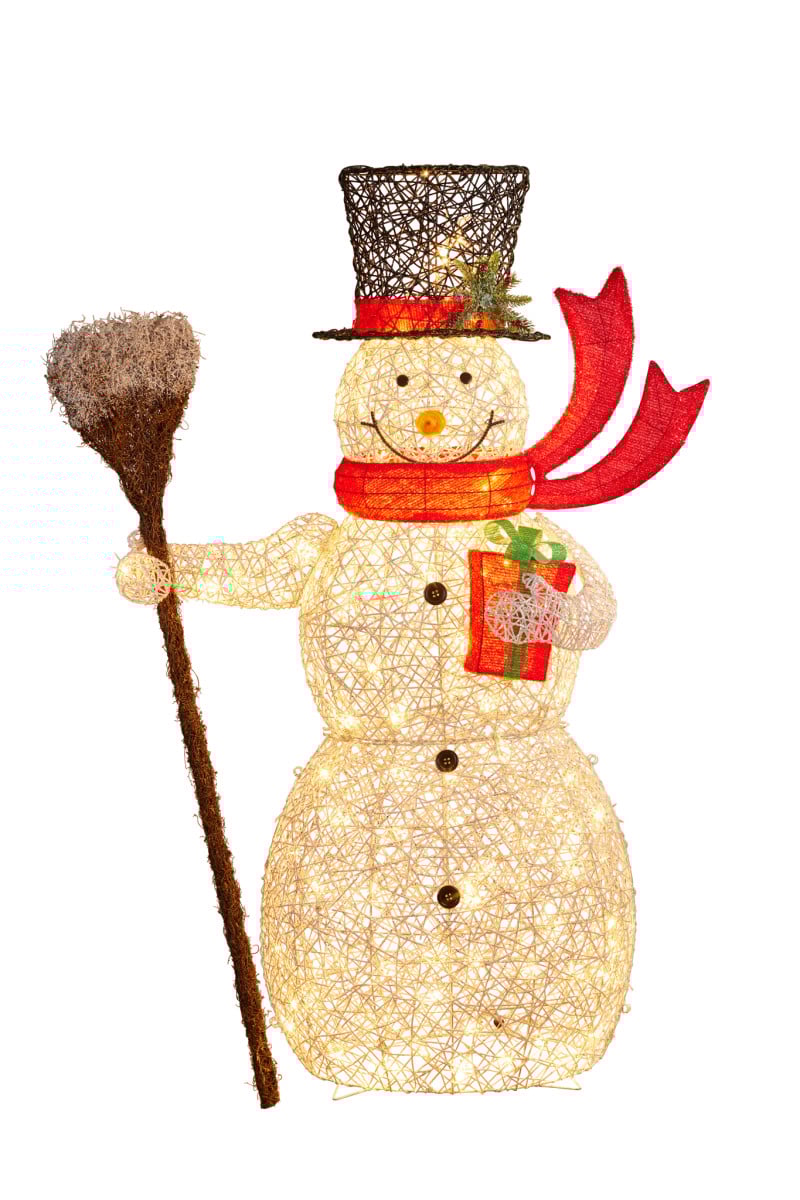 Christabelle Christmas Snowman Display with Lights- Indoor/Outdoor 150cm