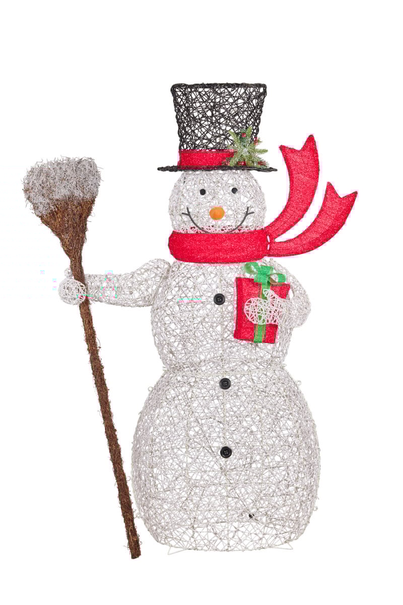 Christabelle Christmas Snowman Display with Lights- Indoor/Outdoor 150cm