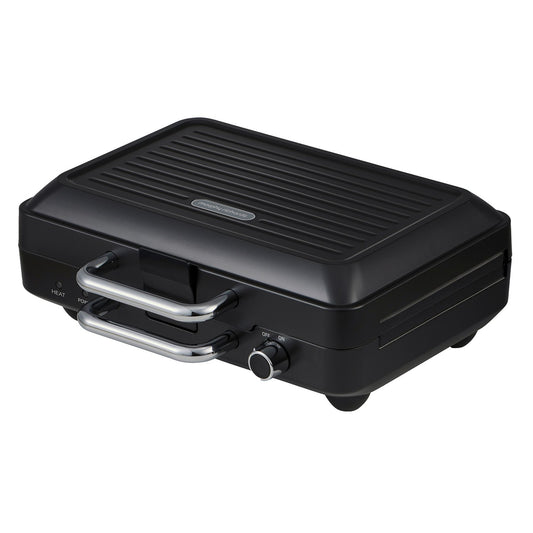 Morphy Richards MREMP4TNM Titanium 900W Multipress Jaffle Panini Waffle Pie 4 Plates Non-Stick Press Sandwich Maker
