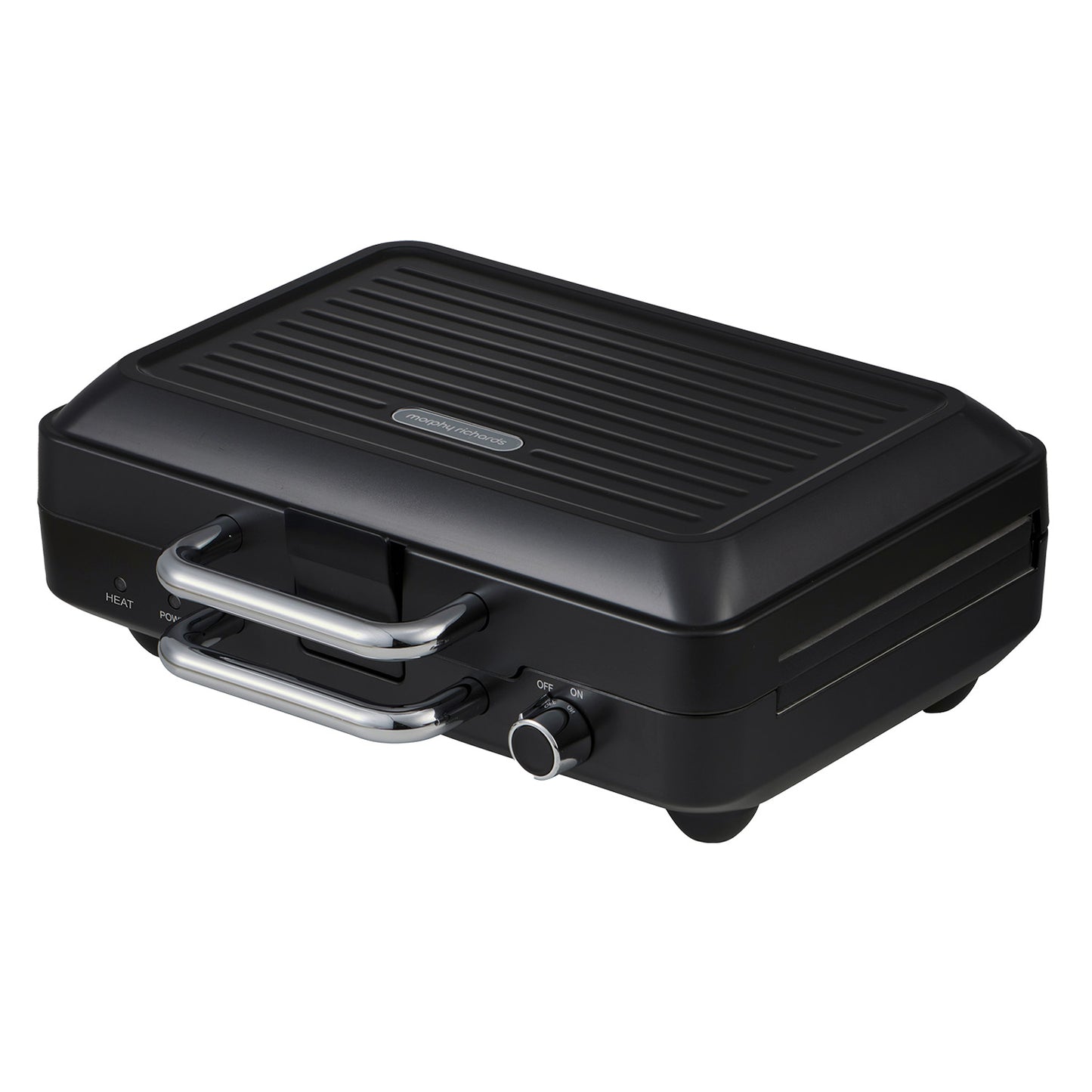 Morphy Richards MREMP4TNM Titanium 900W Multipress Jaffle Panini Waffle Pie 4 Plates Non-Stick Press Sandwich Maker