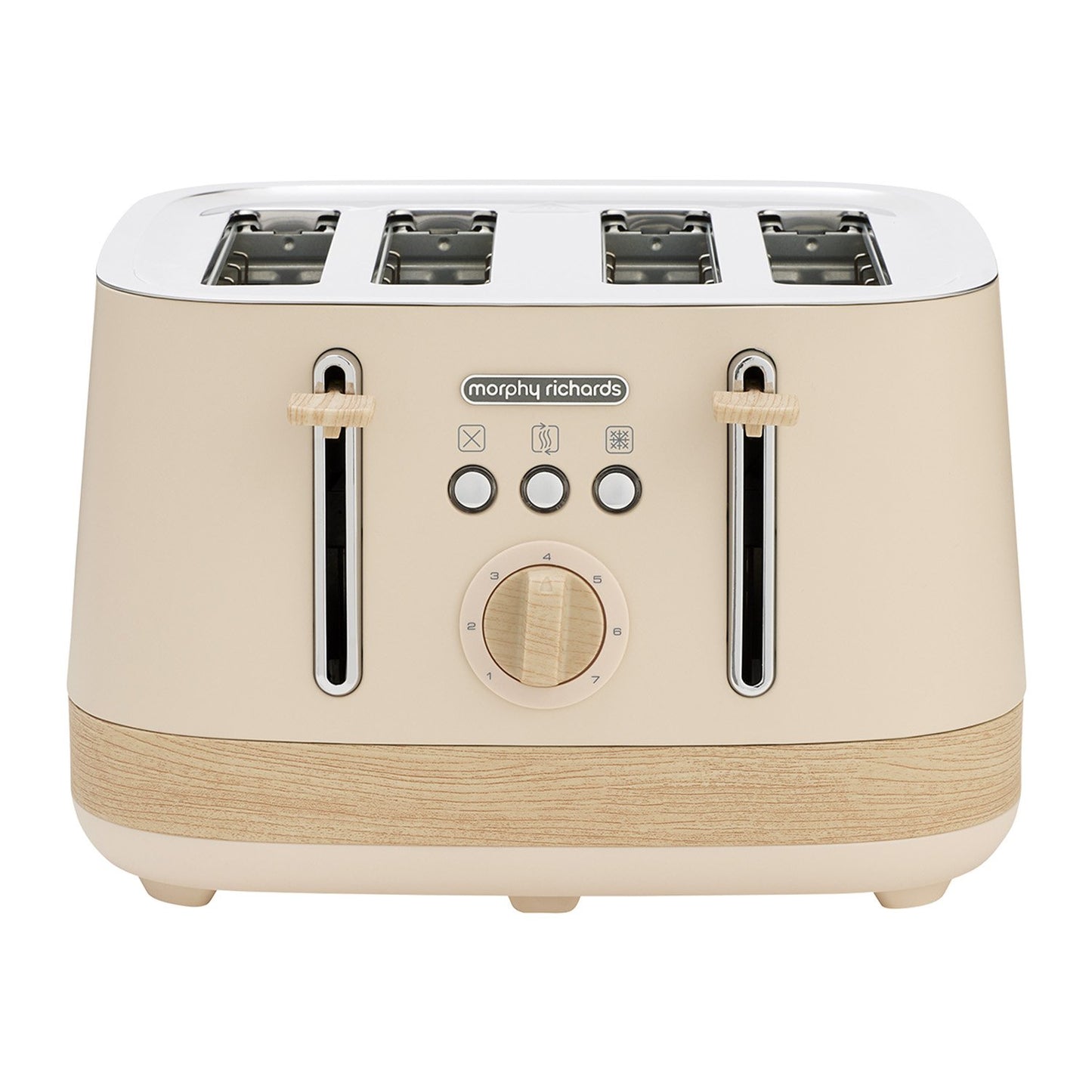 Morphy Richards Essence Scandi 4-Slice Toaster Deep Self-Centring Slots, Browning Control Cancel Reheat & Defrost