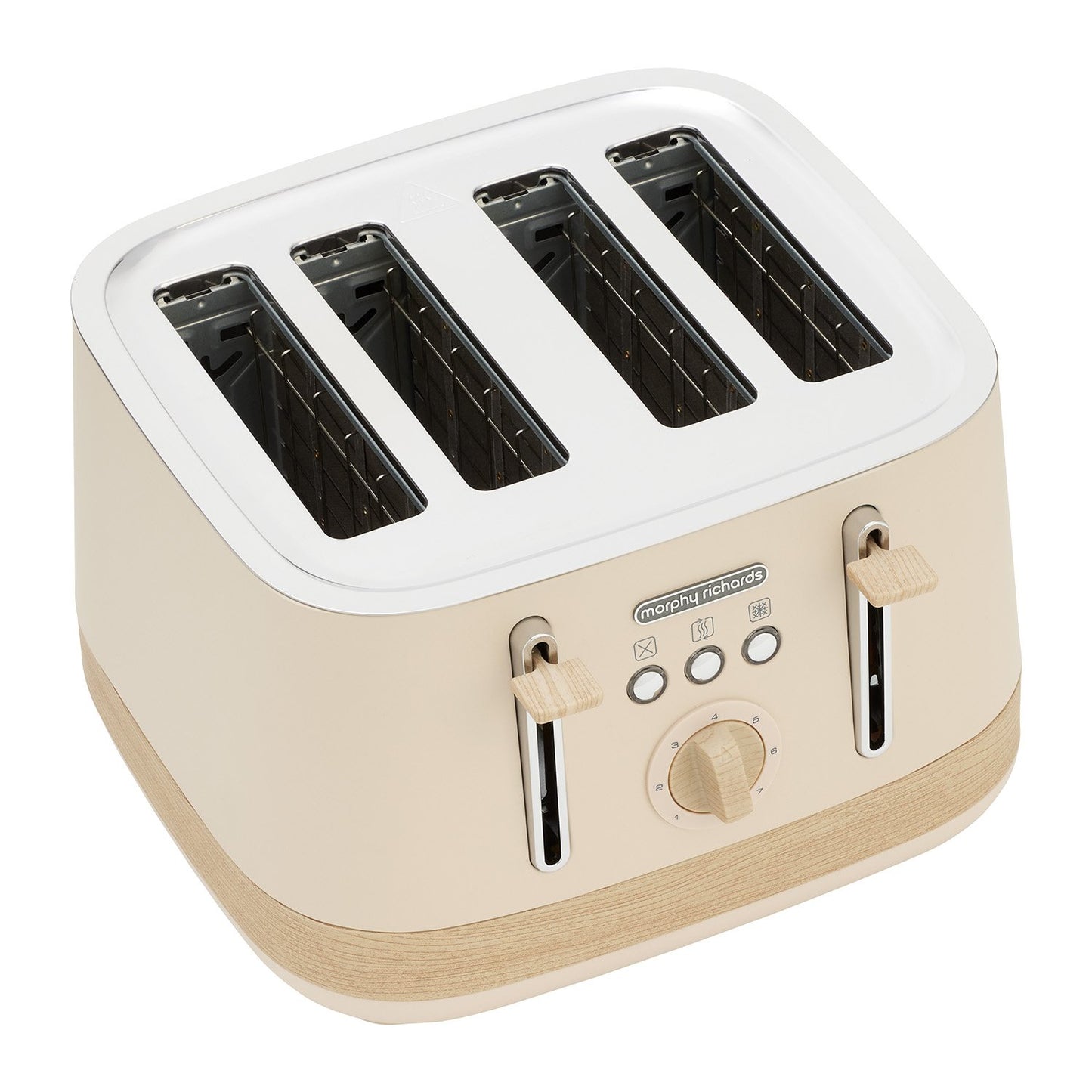 Morphy Richards Essence Scandi 4-Slice Toaster Deep Self-Centring Slots, Browning Control Cancel Reheat & Defrost