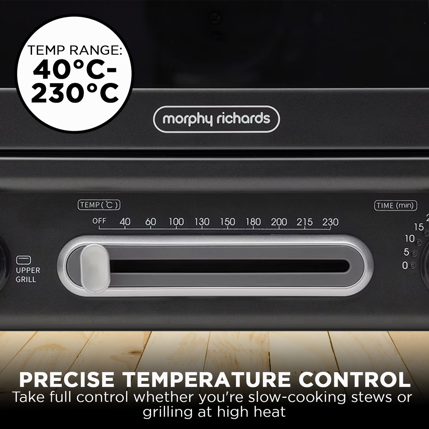 Morphy Richards MRMPO12T 2000W Electric Oven 12L Multi-Function Countertop Oven for Baking, Roasting, Grilling, Frying, Stewing & Barbeque