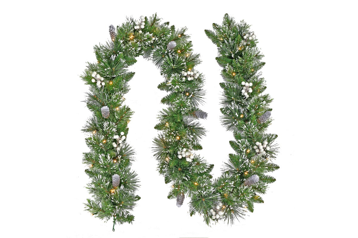 Christabelle Christabelle Christmas Garland with Lights - Battery Operated 274cm Bryson Pine