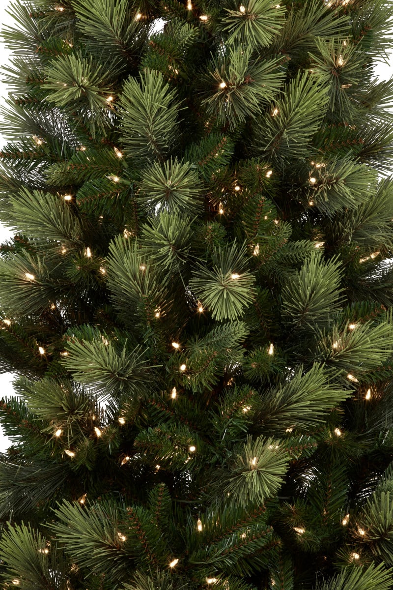 Christabelle 7.5ft Christmas Tree with Lights - Slimline Carolina Pine