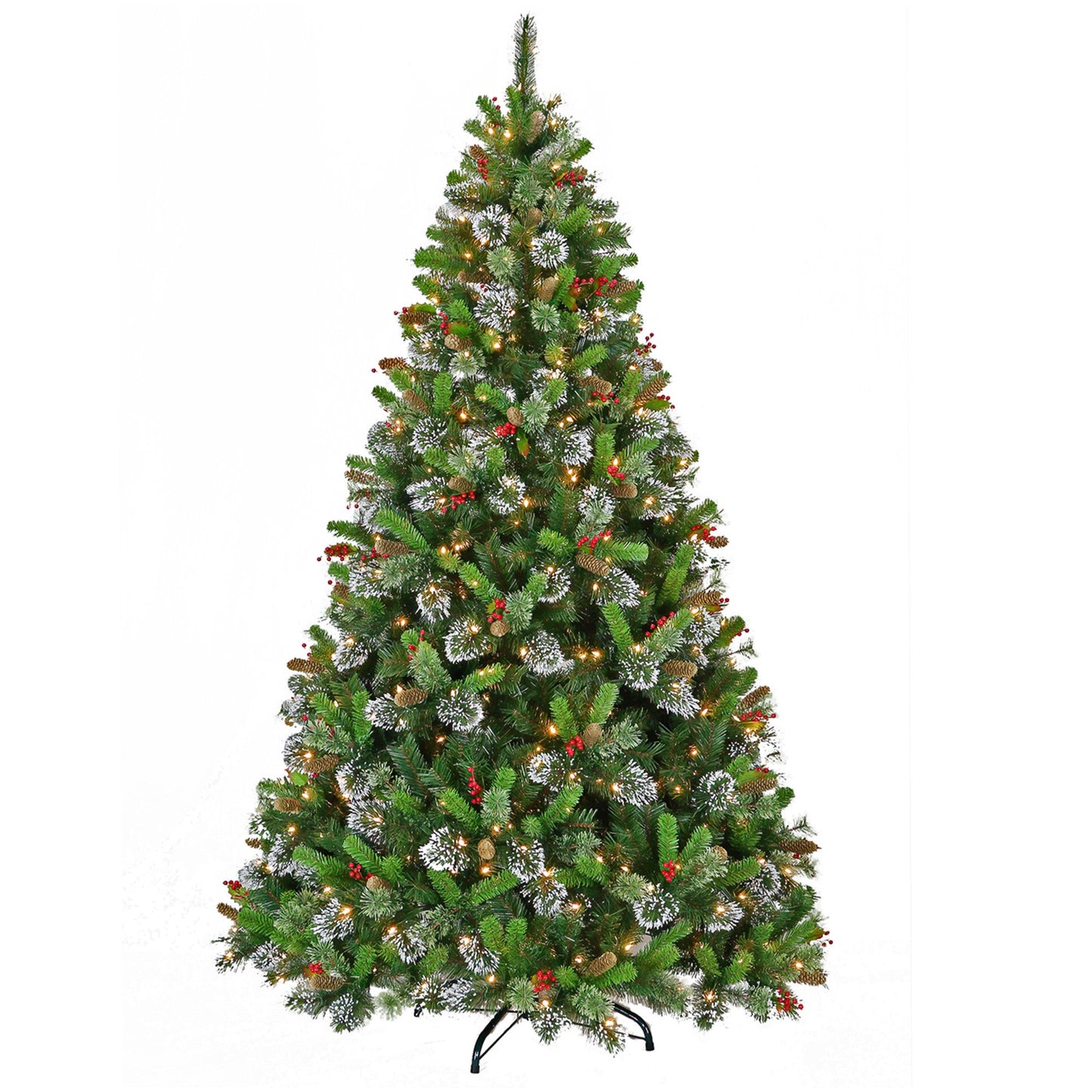 Christabelle 7.5ft Christmas Tree with Twinkle Lights - Wintry Pine