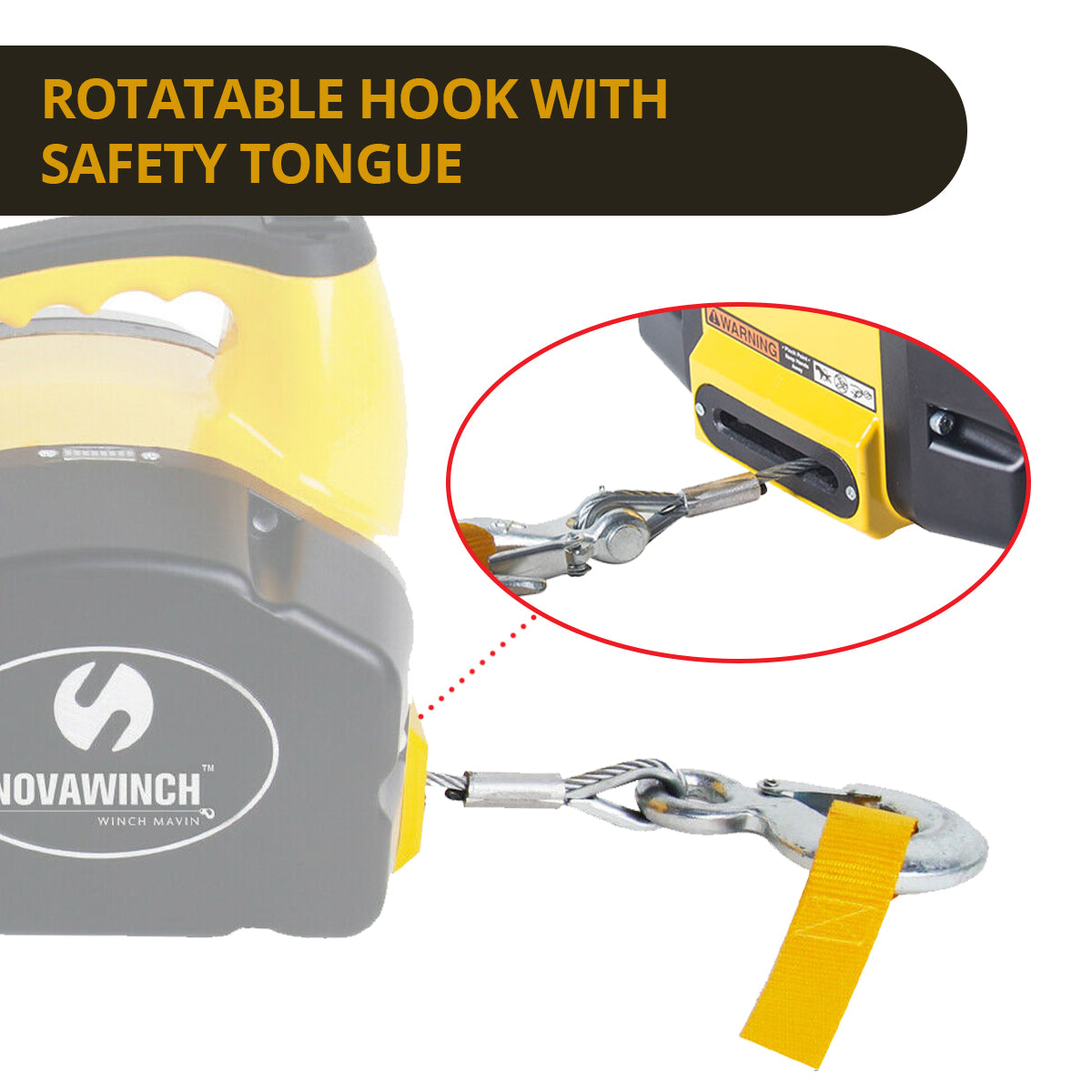 Novawinch PT1100 Portable Lifting and Pulling Tool 240V-AC