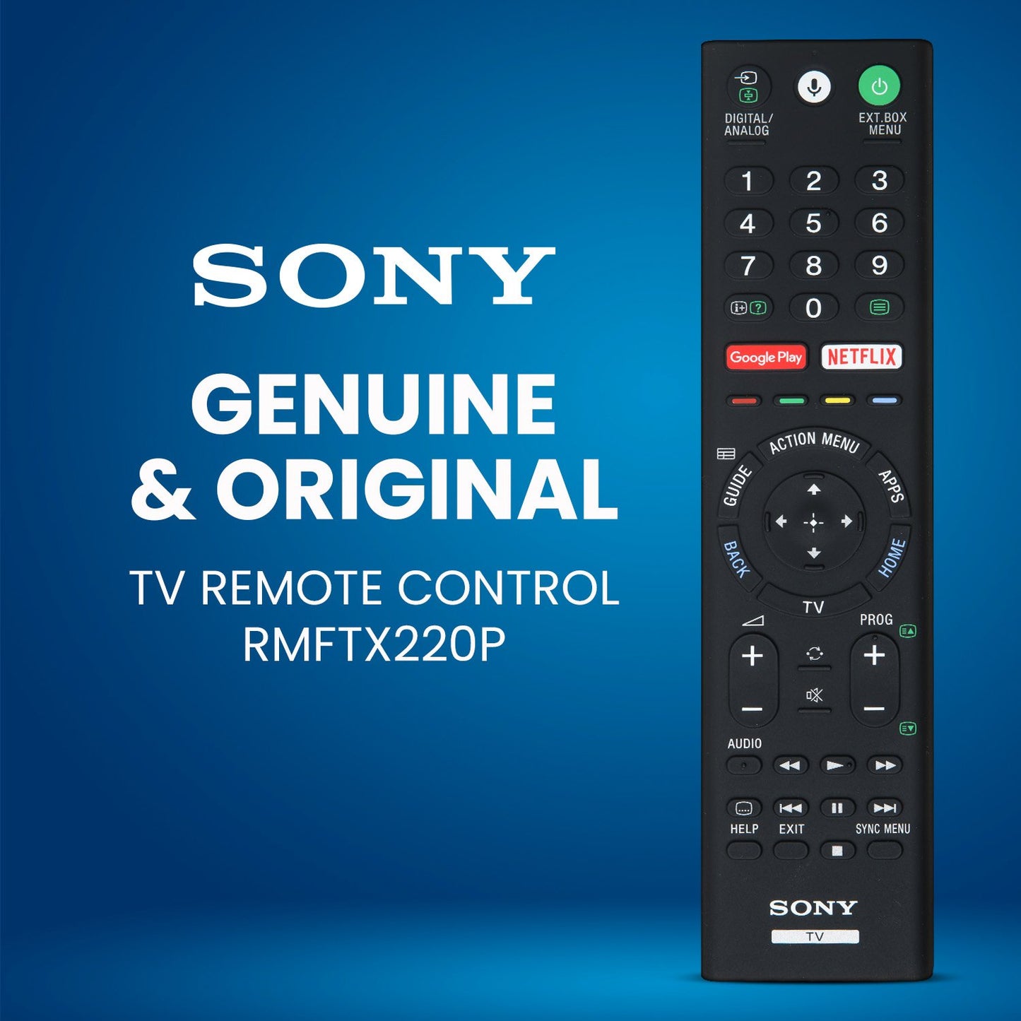Genuine Sony RMF-TX220P TV Remote Control