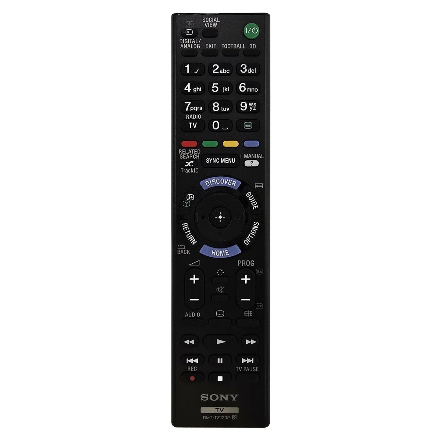 Genuine Sony RMTTZ120E OEM TV Remote Control