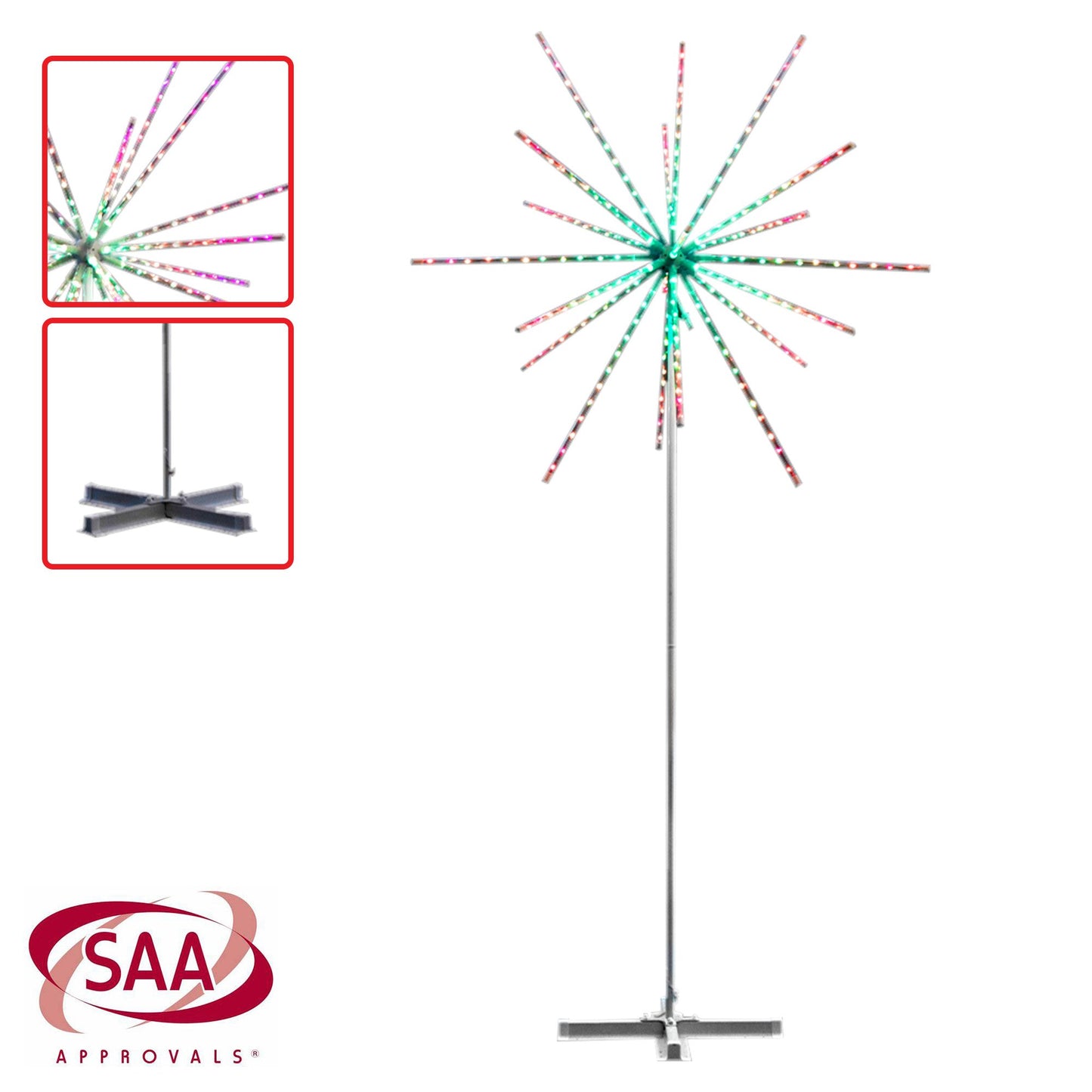 Christabelle Large 2.7m Outdoor Christmas Light Starburst Display Decoration
