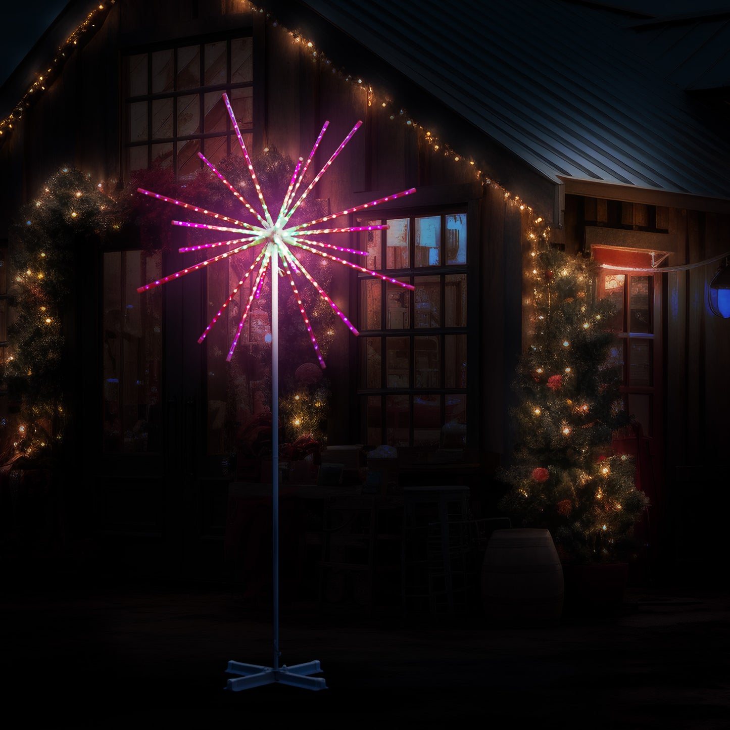 Christabelle Large 2.7m Outdoor Christmas Light Starburst Display Decoration